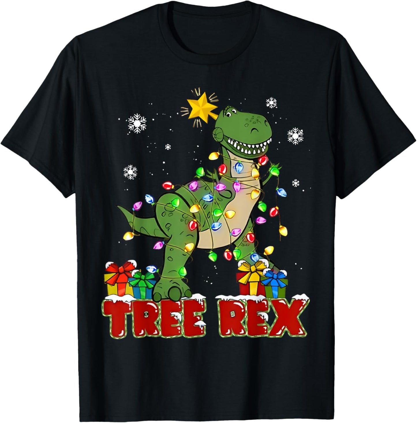 Christmas Dinosaur Tree Rex Trex Pajamas Men Boys Kids Xmas