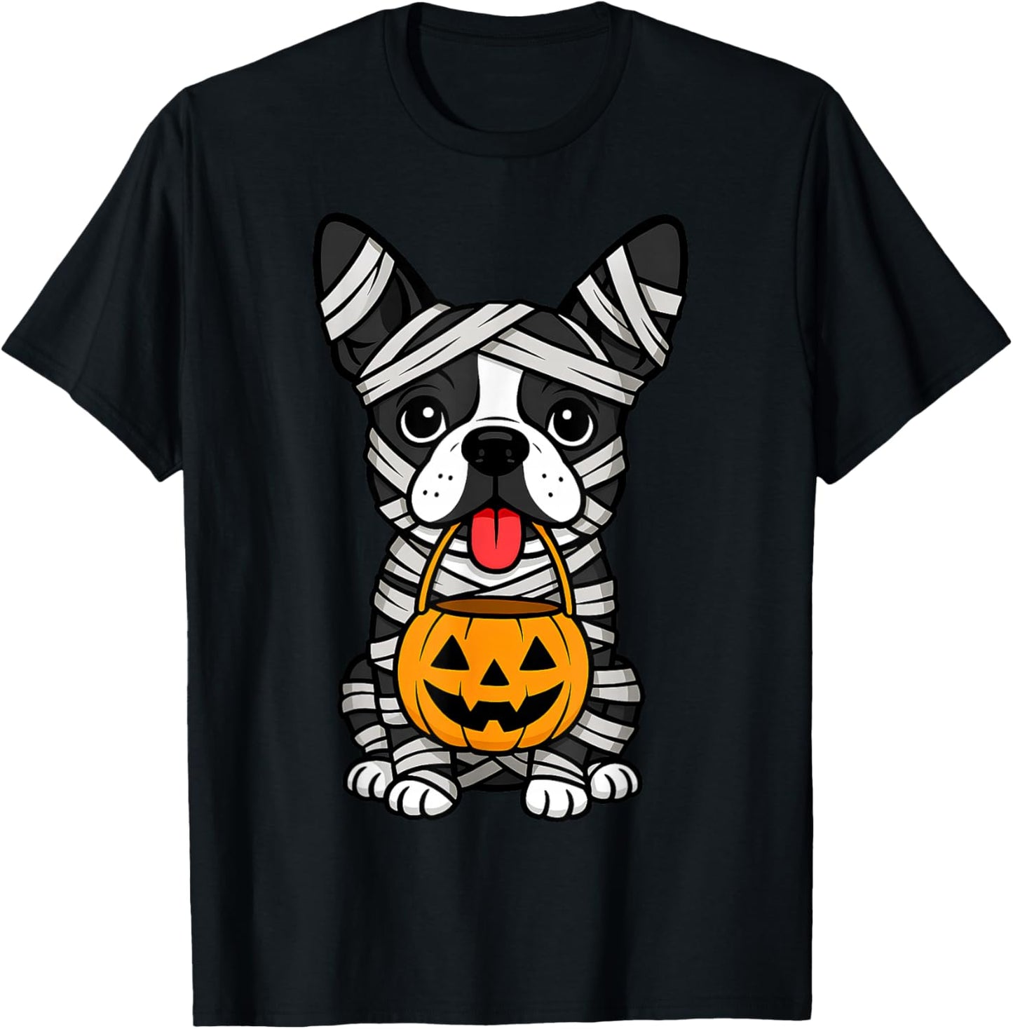Halloween Dog Boston Terrier Mummy Costume Men Women Kids