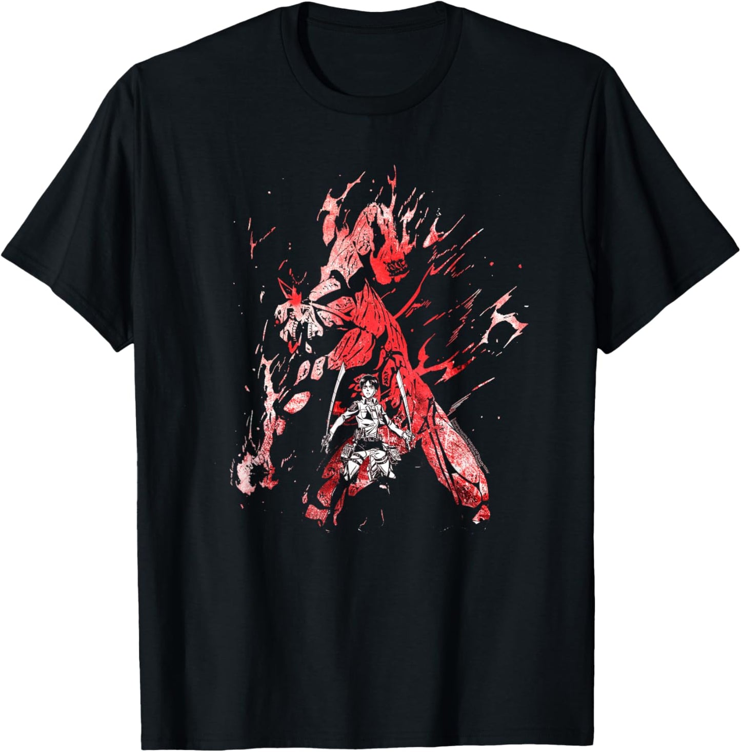 Attack on Titan Season 2 Titan and Eren Flaming AOT Anime