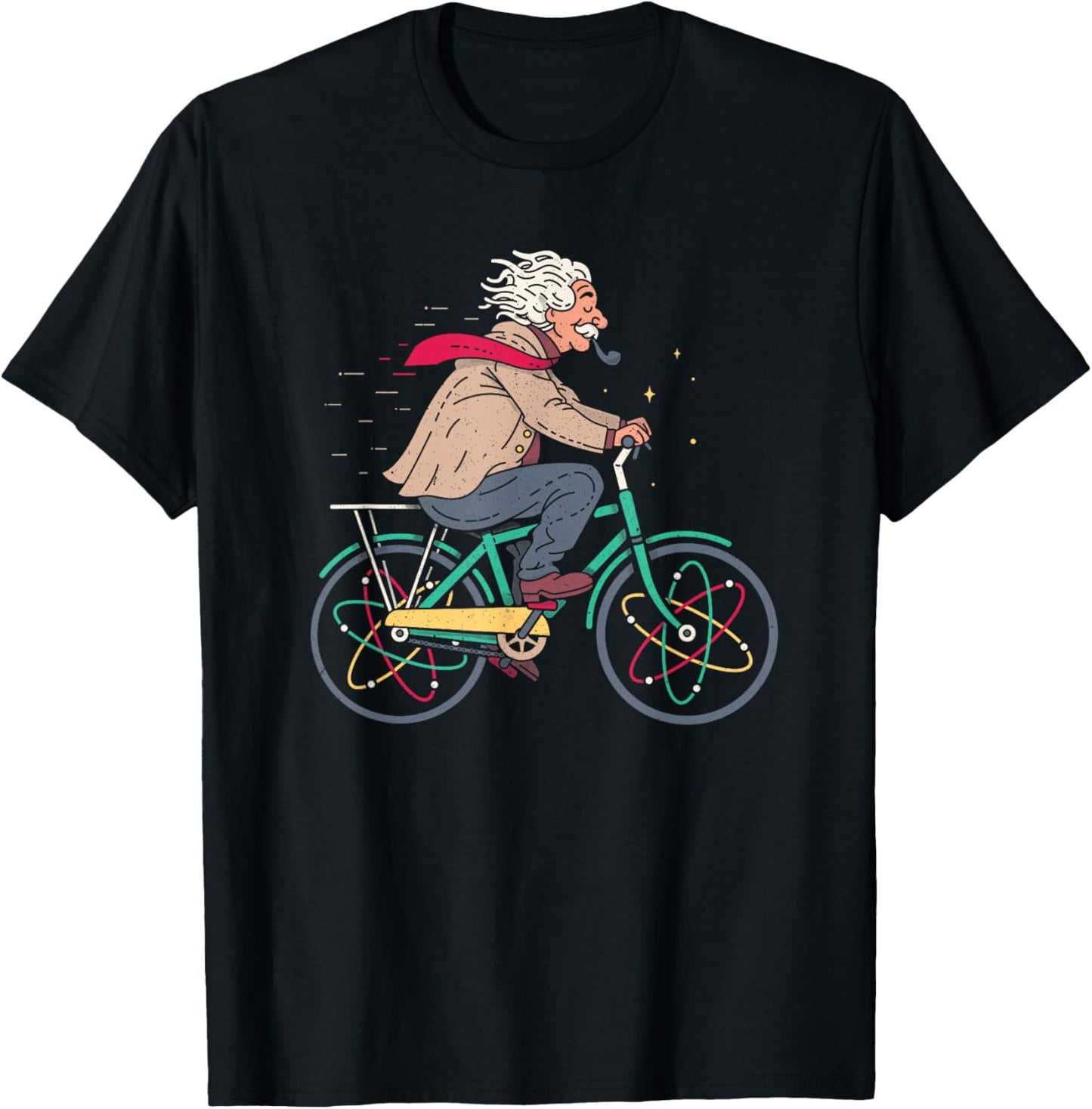 Atomic Bicycle Science Professor Men Kids Chemistry