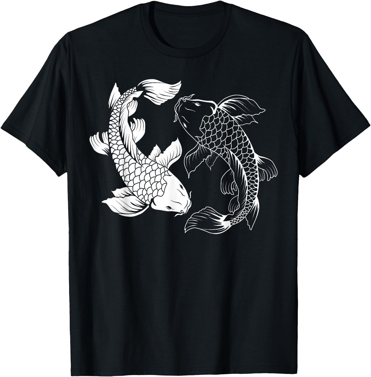 Yin And Yang Japanese Koi Fish