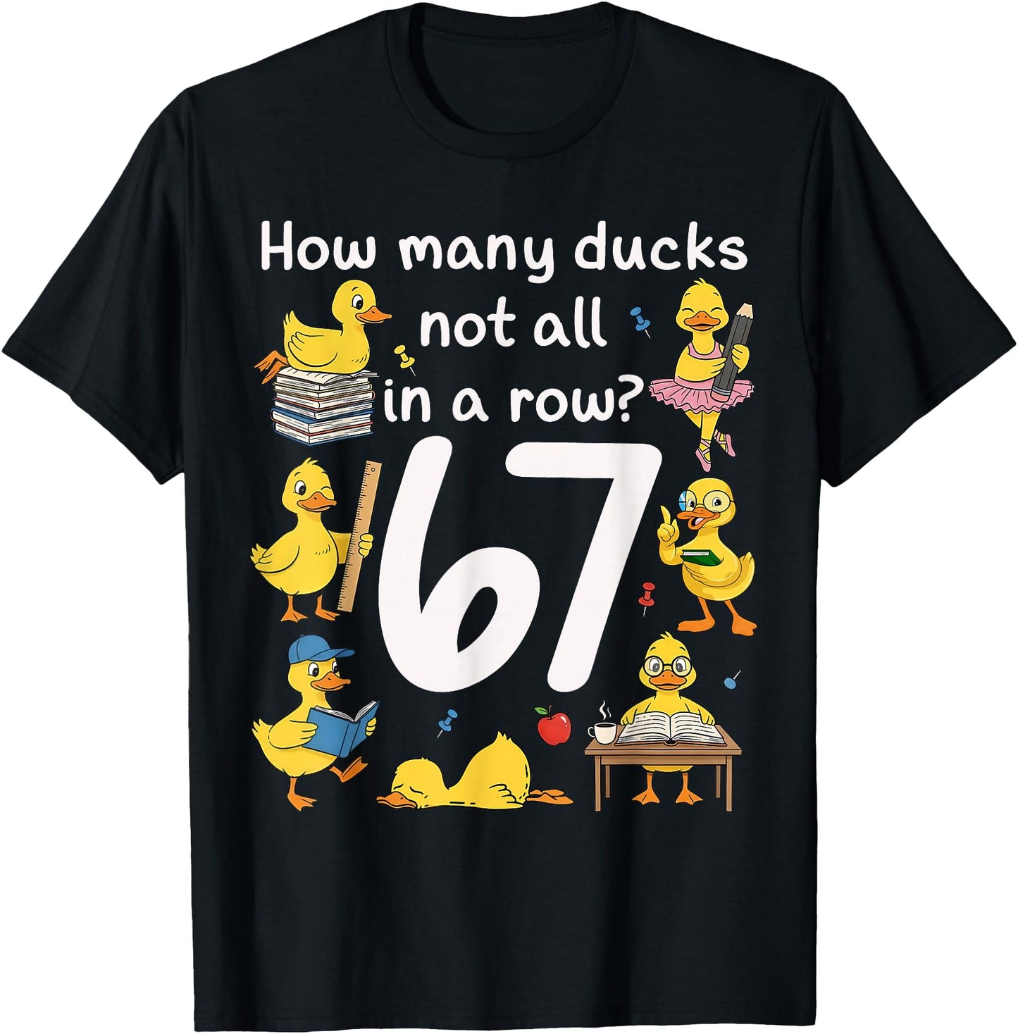 HUGvyn Teacher Six Seven Meme 67 Funny Teacher Duck in A Row