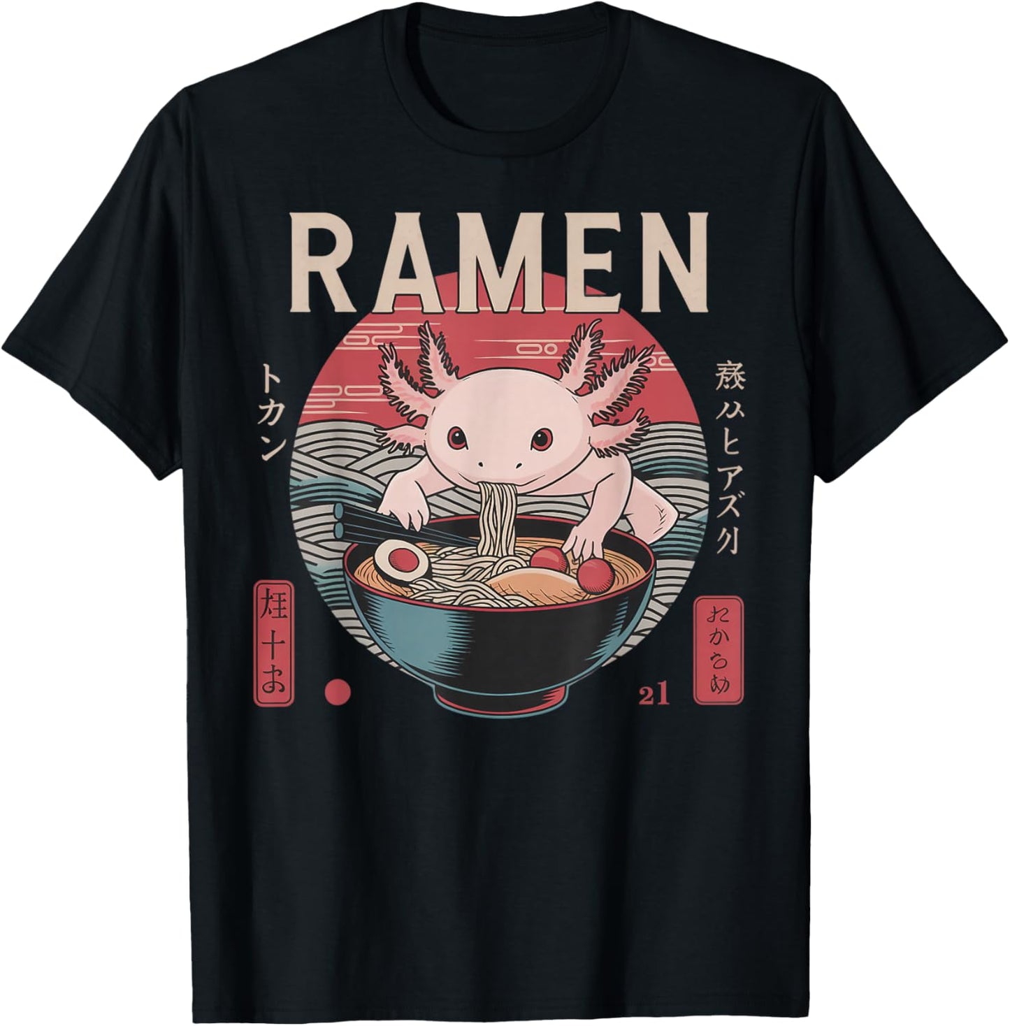 Anime Axolotl Manga Kawaii Otaku Neko Japanese Ramen Axolotl
