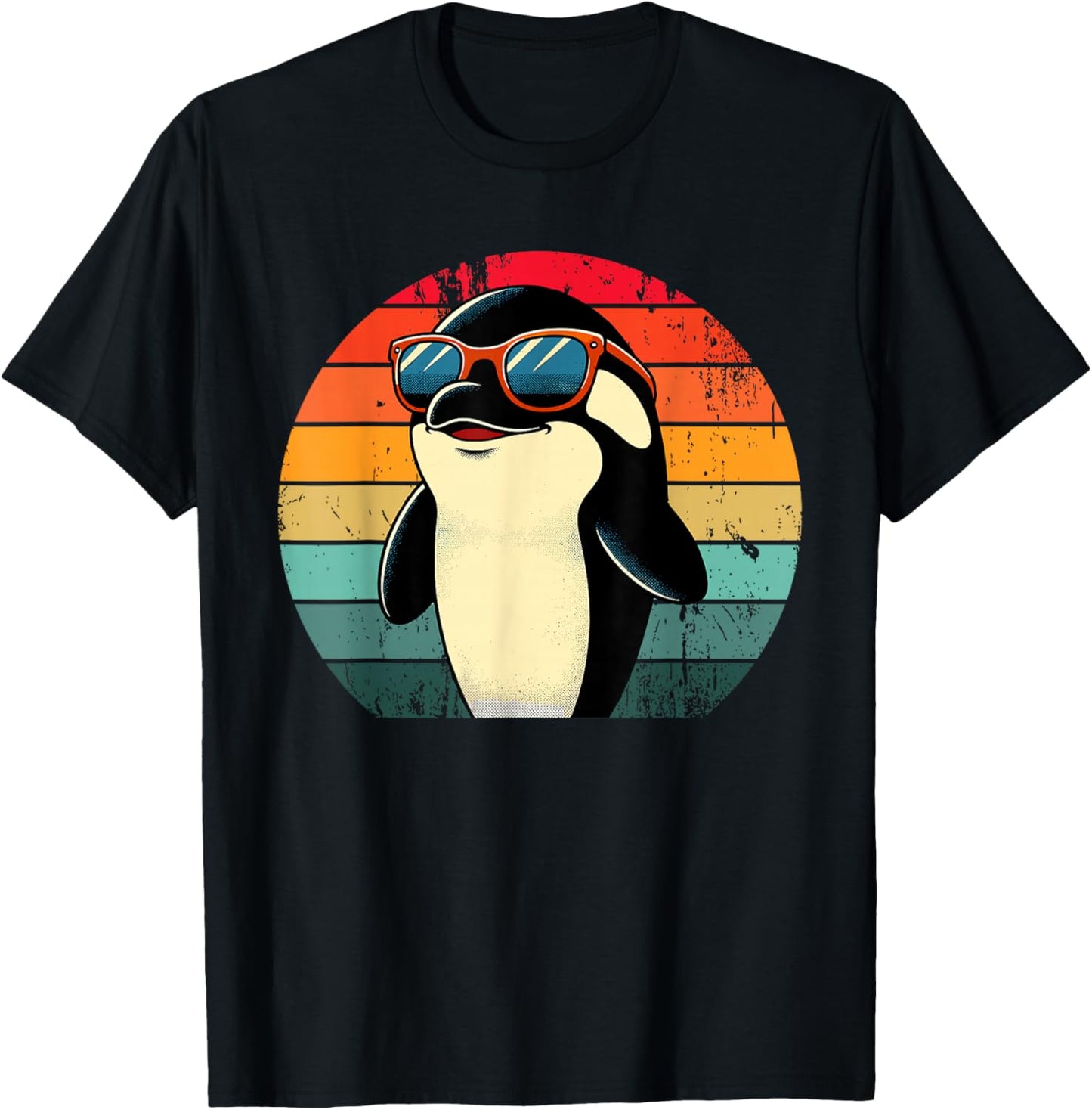 Pool Party Retro Orca Men Women Kids Funny Orca T-Shirt