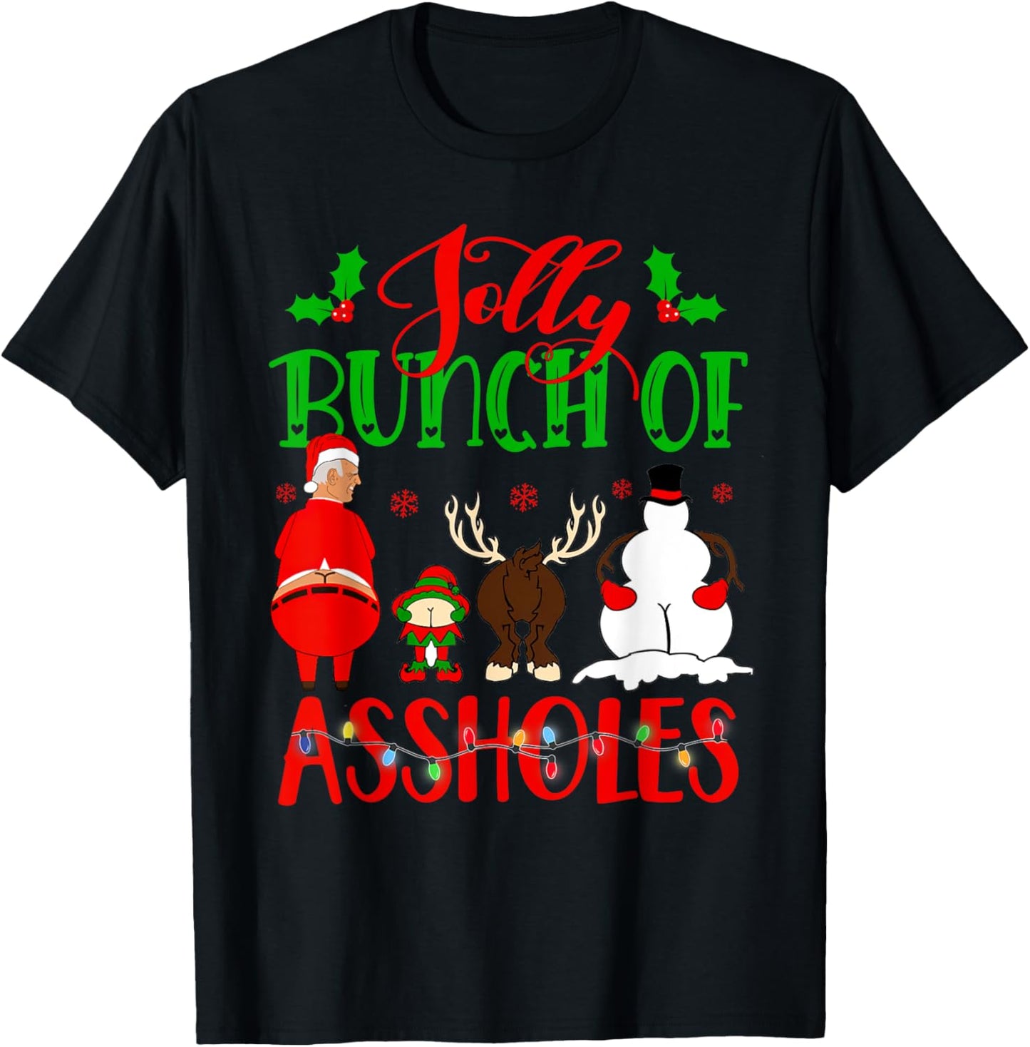 Jolly Bunch of Assholes Merry Christmas 2021 Toilet Paper
