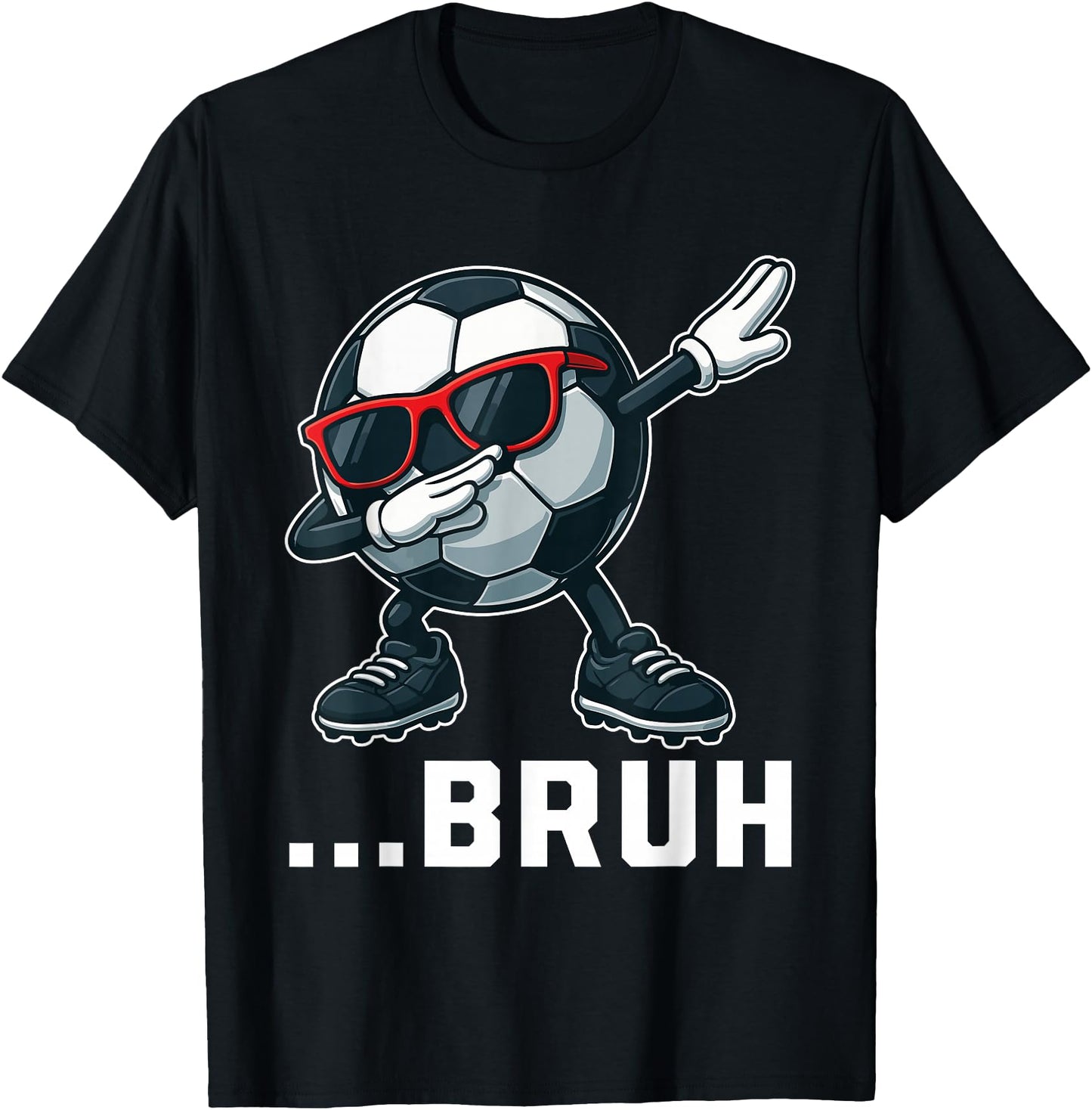 Bruh Dabbing Soccer Ball Funny Boys Men Women Sports Player