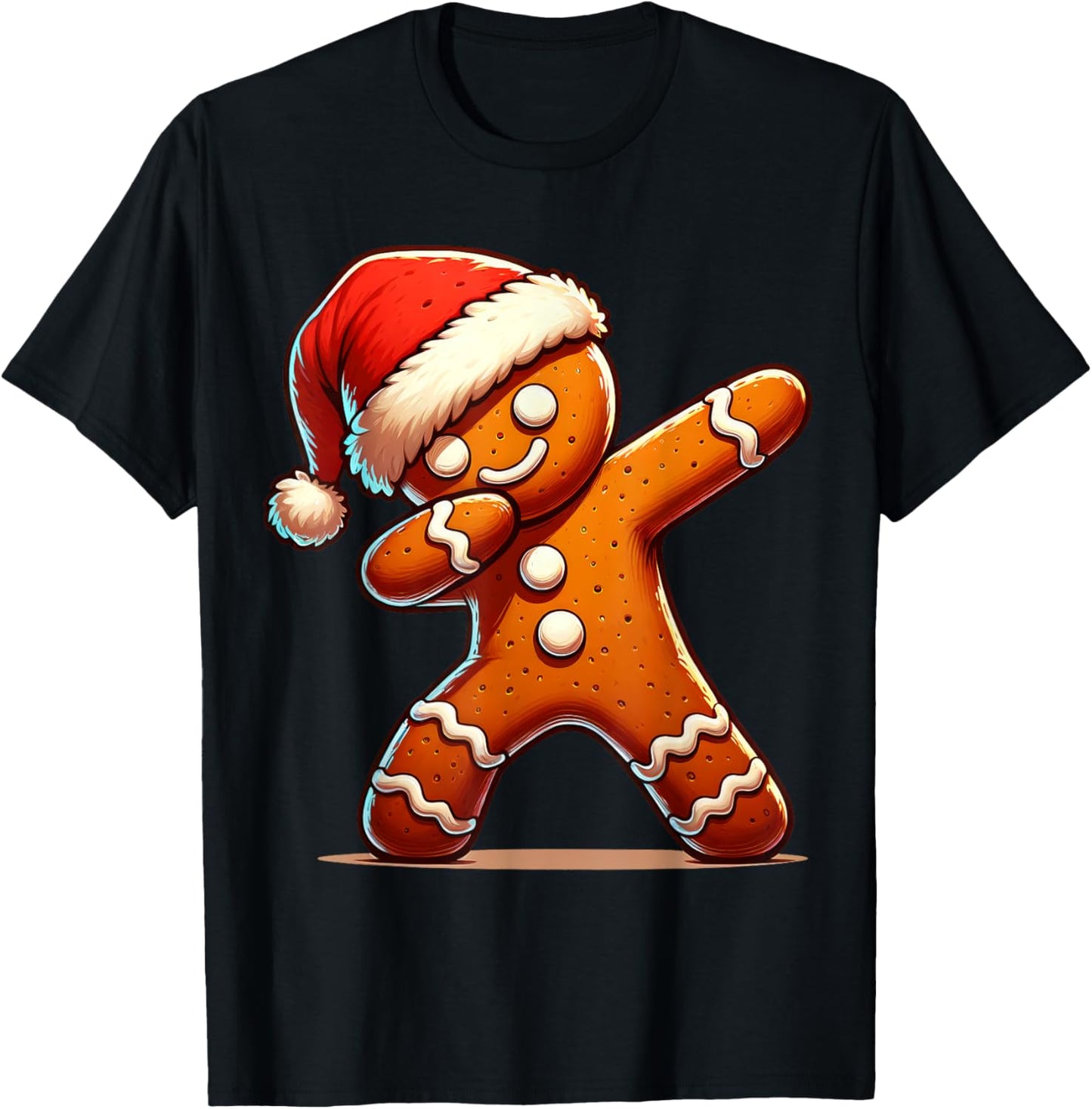 Christmas Gingerbread Man Dabbing Boys Santa Xmas Funny