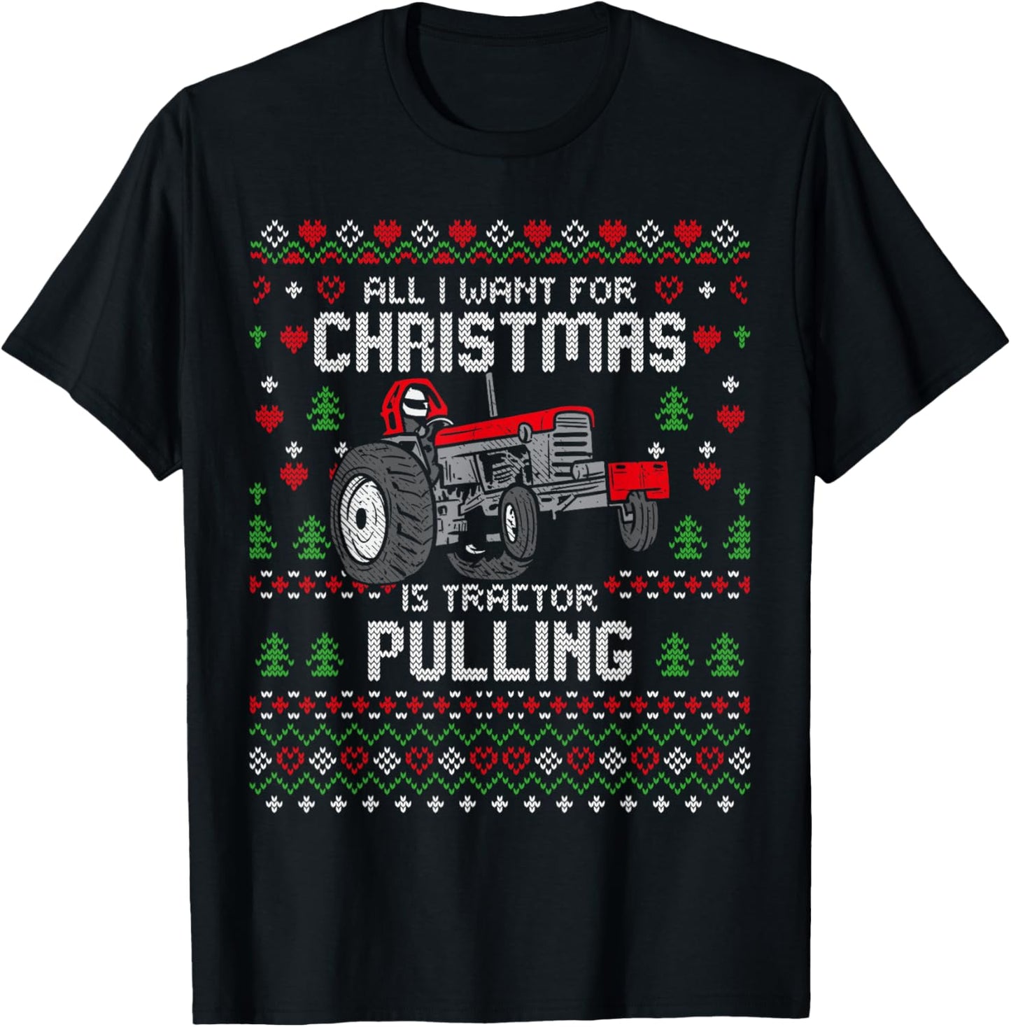 Tractor Pulling Tractorpulling Christmas Ugly Xmas Sweater