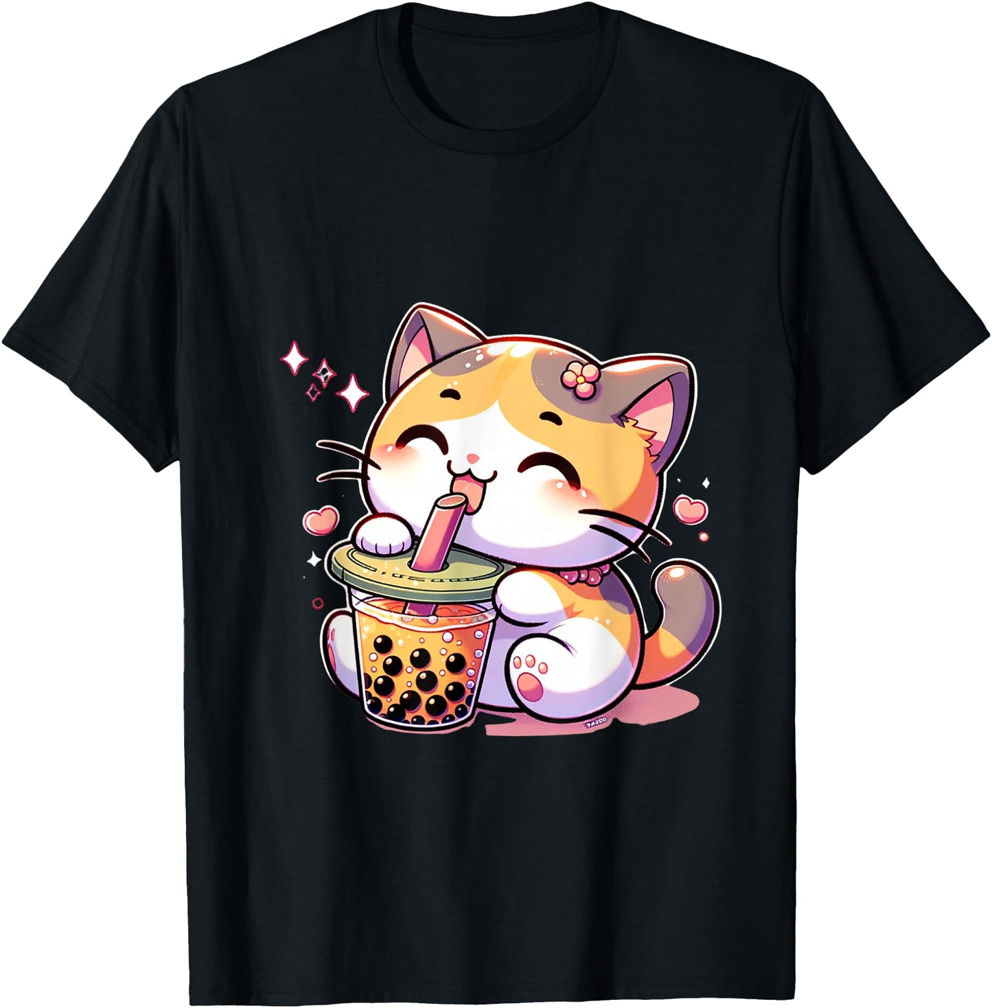 Cat Boba Tea Bubble Tea Anime Kawaii Neko Teen Children