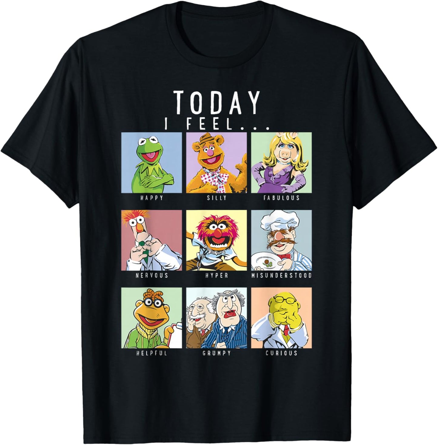 Disney The Muppets Today I Feel Box Up Character Portraits
