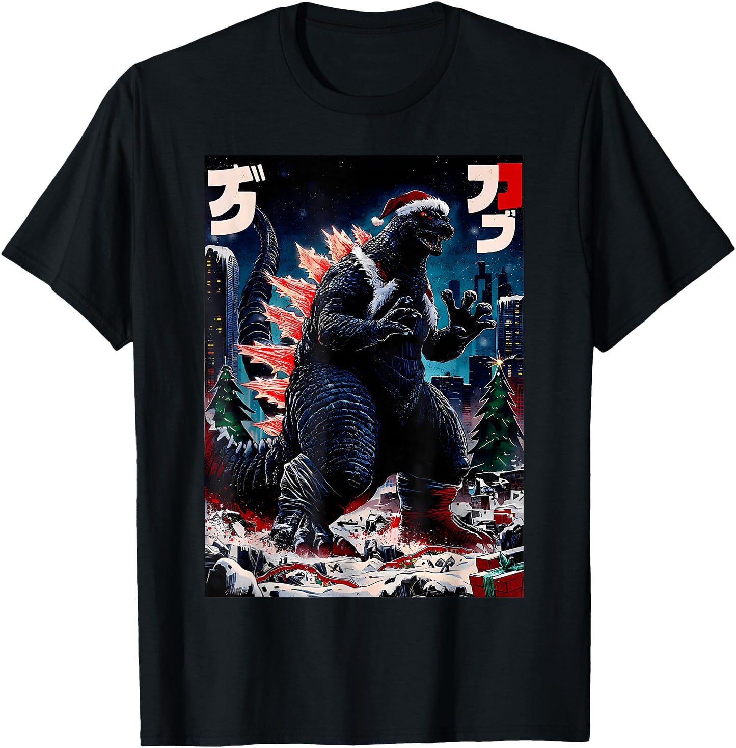 Santazilla Japanese Monster Kaiju Dinosaur Christmas