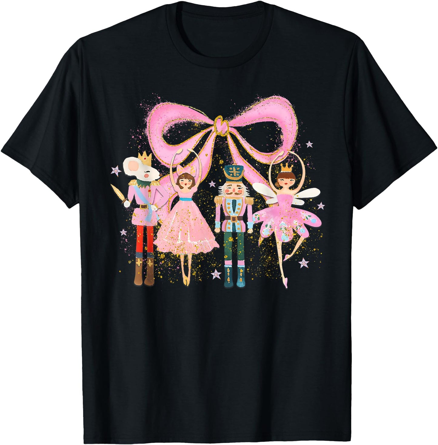 Coquette Bow Nutcracker Merry Christmas Xmas Pajamas Holiday