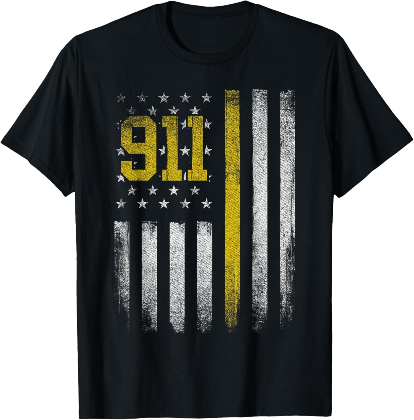 911 Dispatcher - Dispatch US Flag Police Emergency Responder T-Shirt