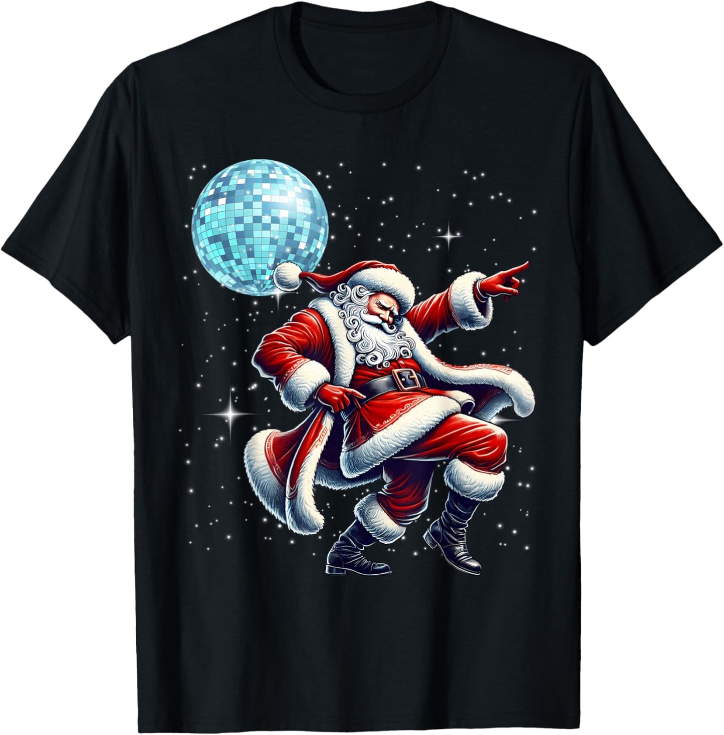 Disco Santa Christmas Nightclub Dancing Santa Claus Holiday