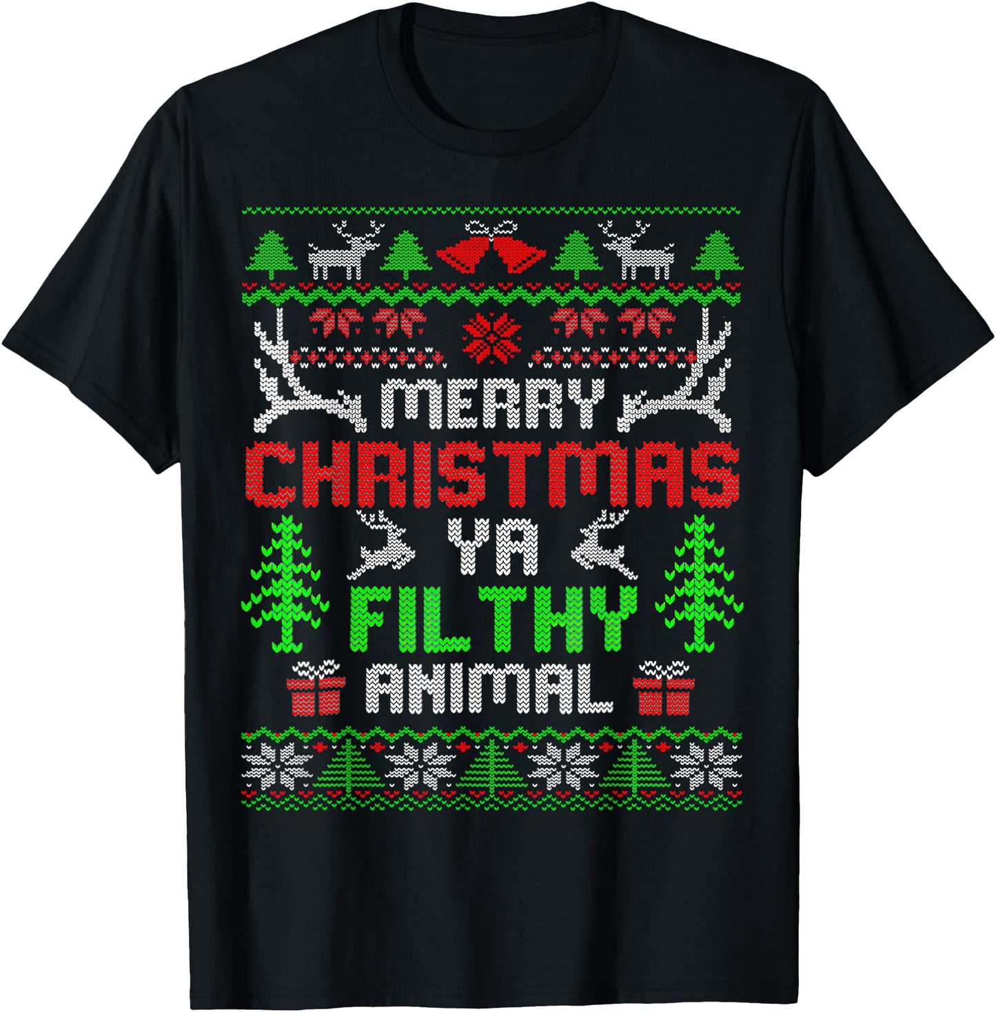 Merry Christmas Animal Filthy Ya Xmas Pajama