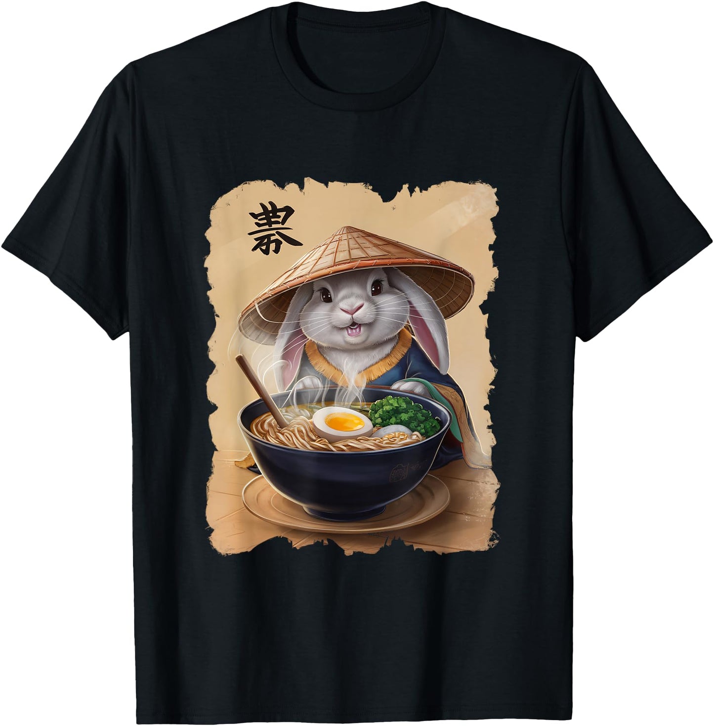 Bunny Men Woman Kawaii Eating Ramen Japanese Rabbit