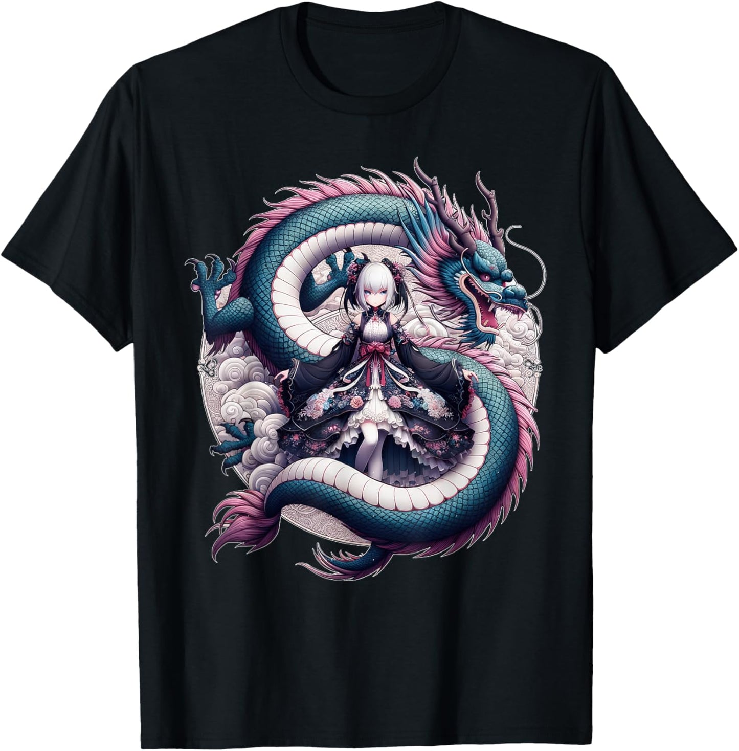 Anime Girl Gothic Waifu Japanese Kawaii Pastel Otaku Dragon