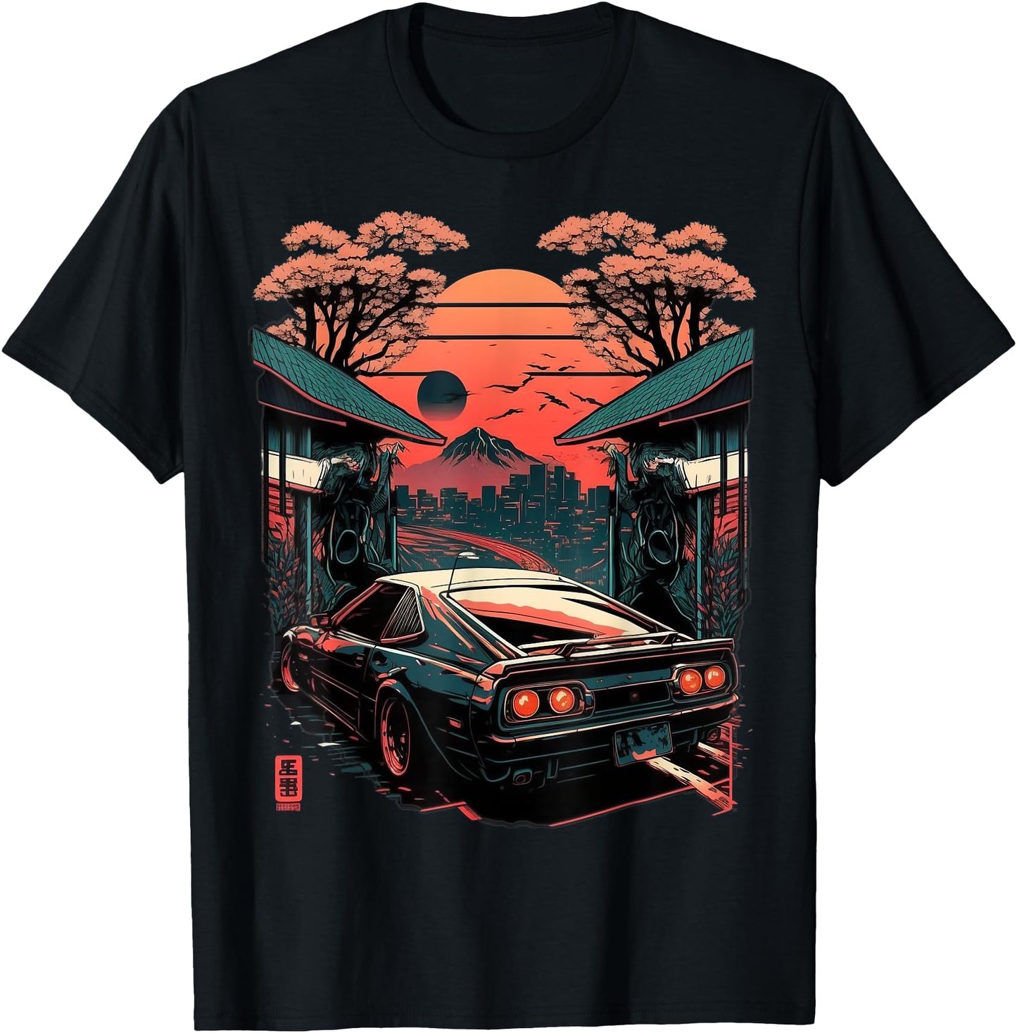 Retro Japanese Car Racing Drifting lover racing cars design