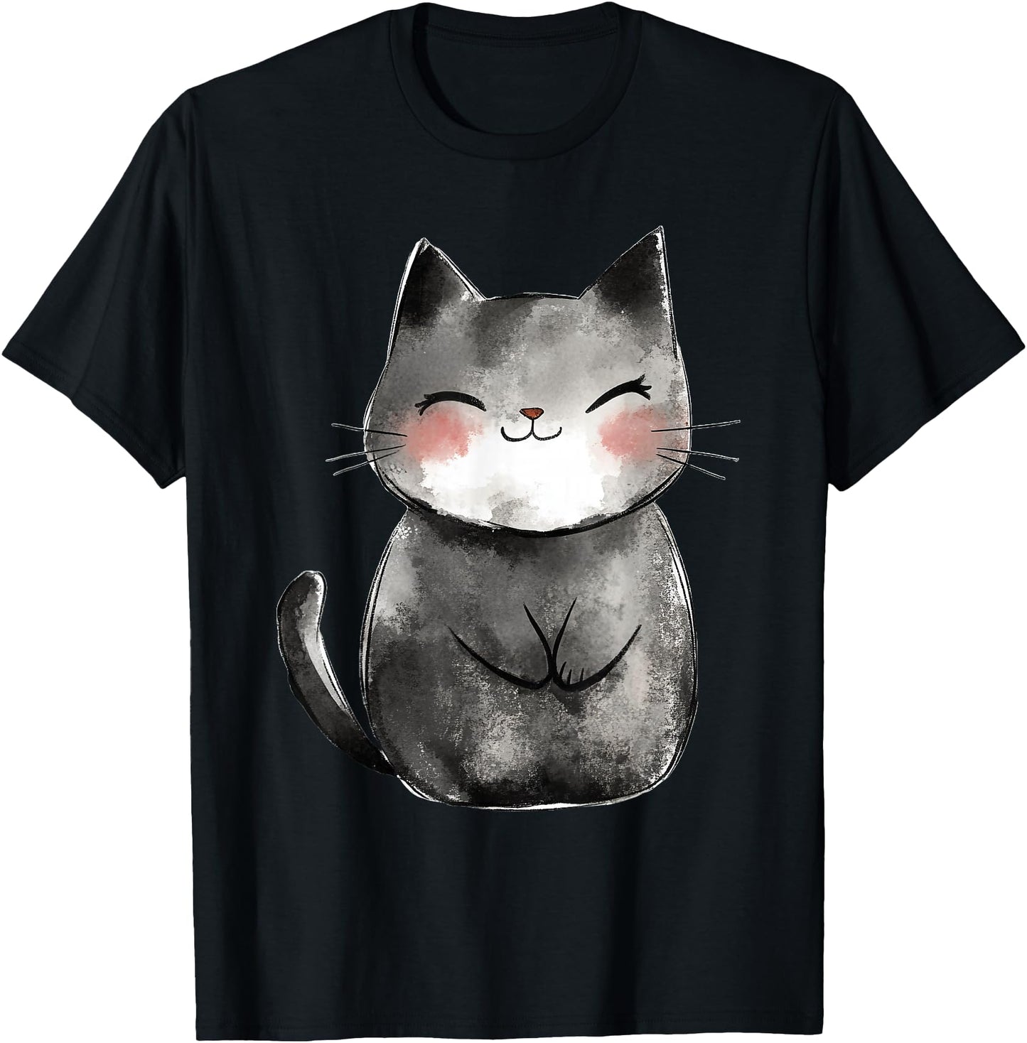 Kawaii Cat Kitten Japanese Watercolor