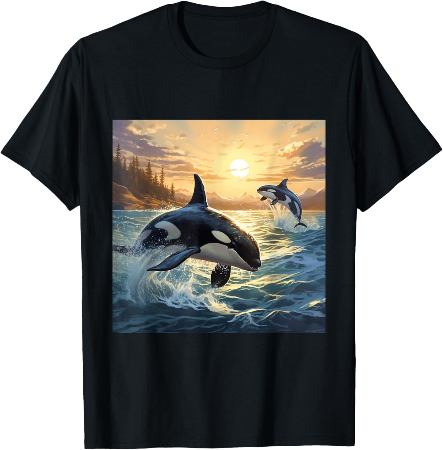 Killer Whale Orca Majestic Gift Men Boys Kids Girls Women T-Shirt