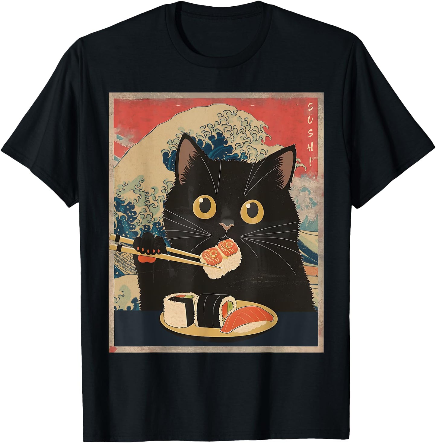 Sushi Cat Japanese Kawaii Sushi Cat Japan Anime Sushi Cat