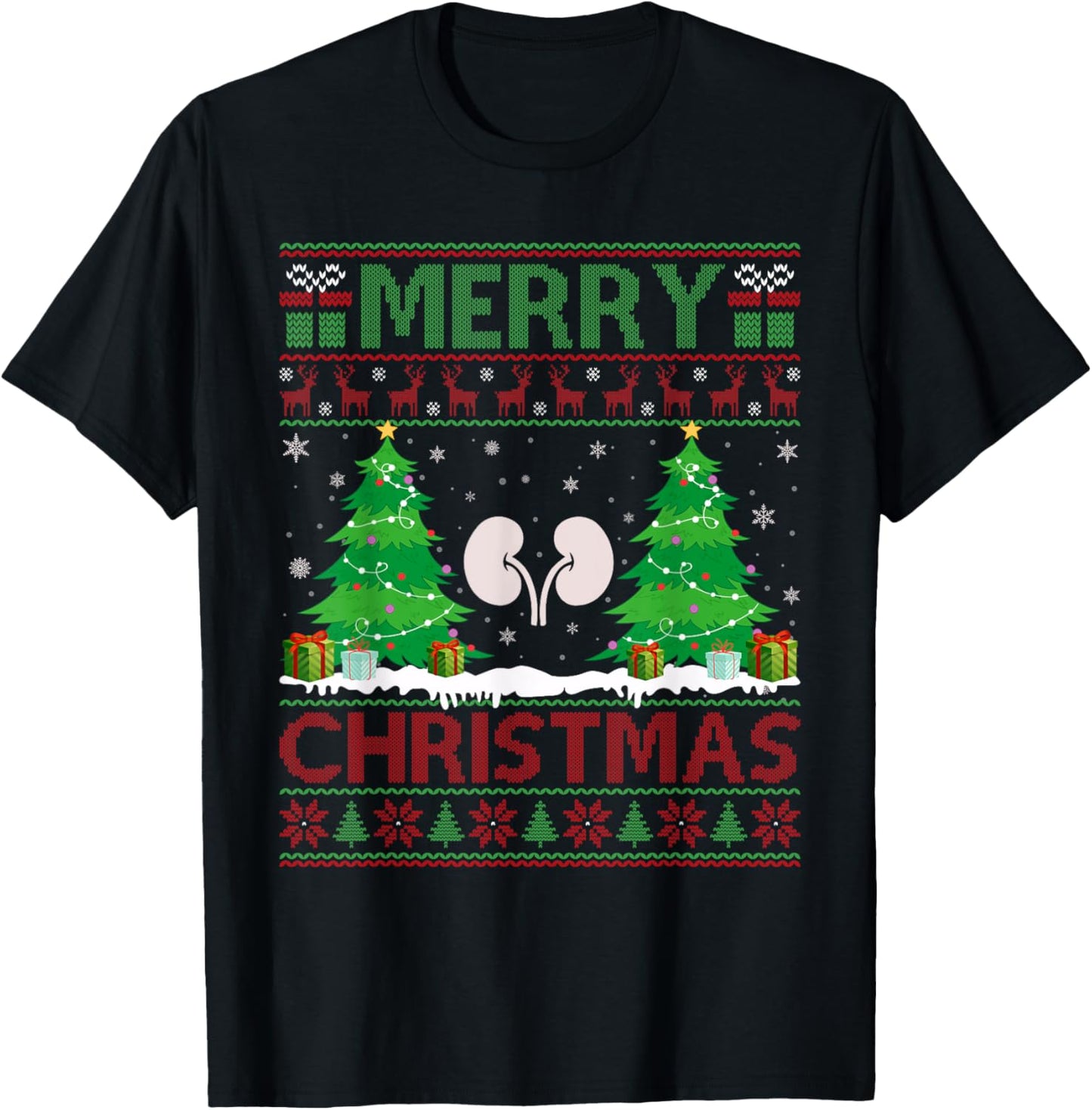 Ugly Sweater Christmas Tree Lighting Dialysis Tech Ugly Xmas