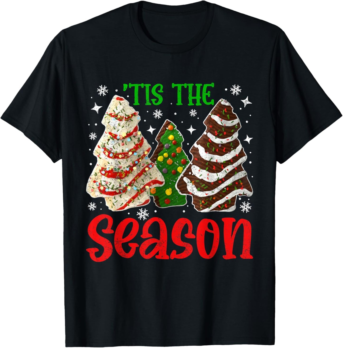 Retro Tis The Season Christmas Tree Cakes