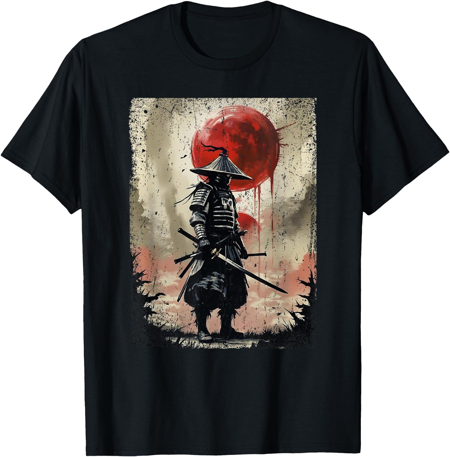 Japanese Art Samurai Vintage Fighter Retro