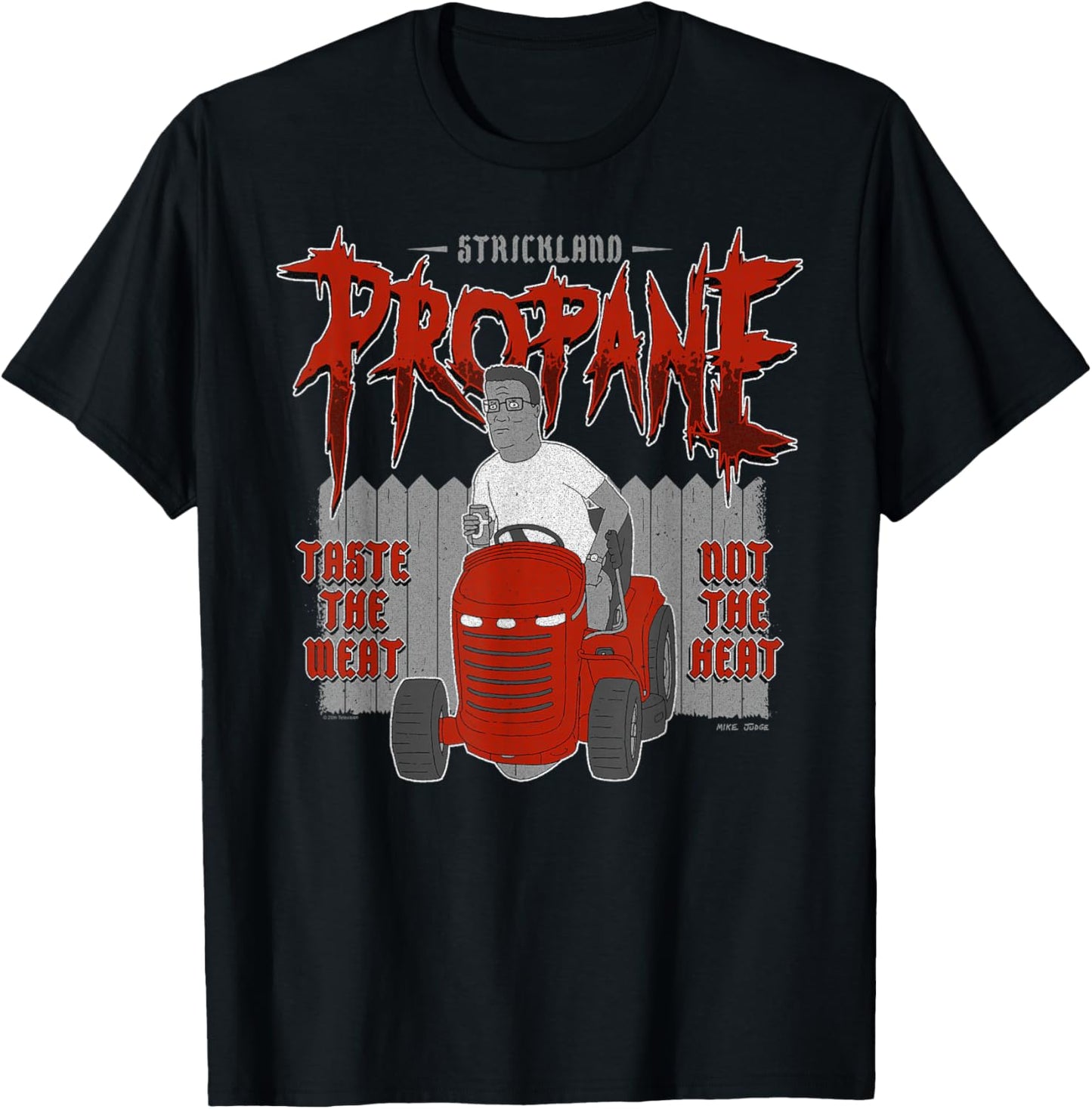 King of the Hill Heavy Metal Strickland Propane Hank Cartoon
