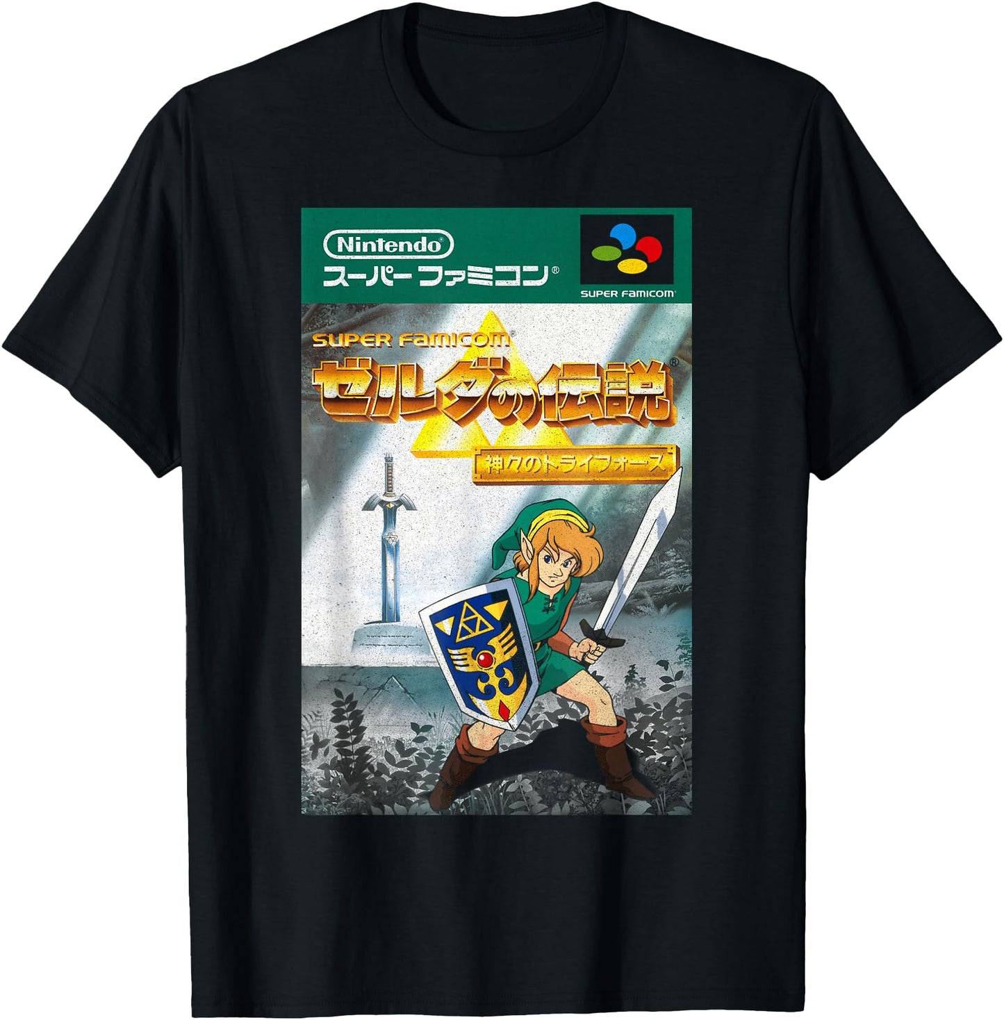 Nintendo Legend of Zelda Japanese Cover Graphic T-Shirt