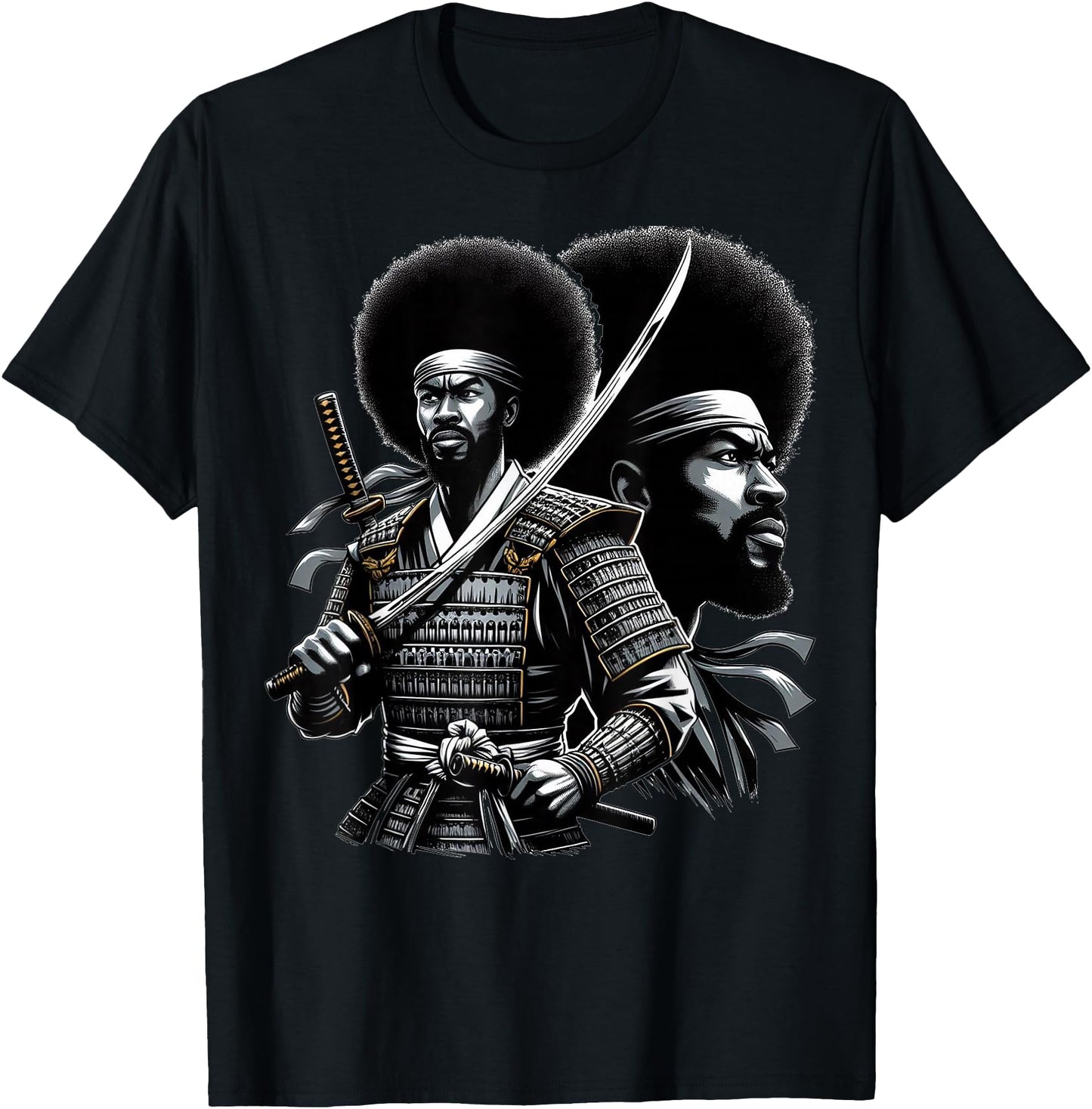 Afro American Samurai Anime Cartoon japanese bushido warrior