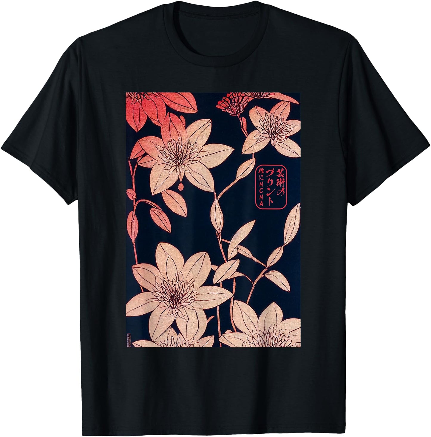 Ukiyo-e Inspired Flower Ikebana Japanese Floral Aesthetics