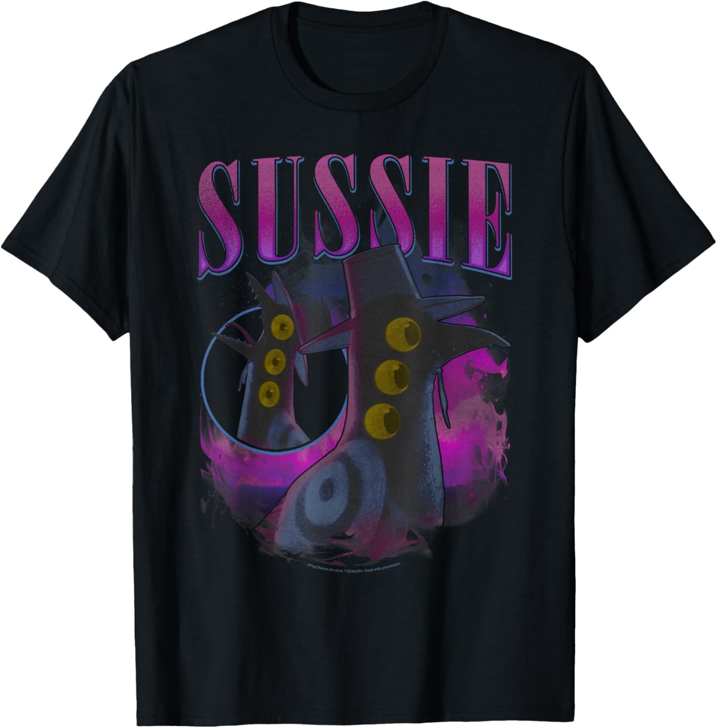 Kpop Demon Hunters Halloween Sussie Y2K Distressed Poster