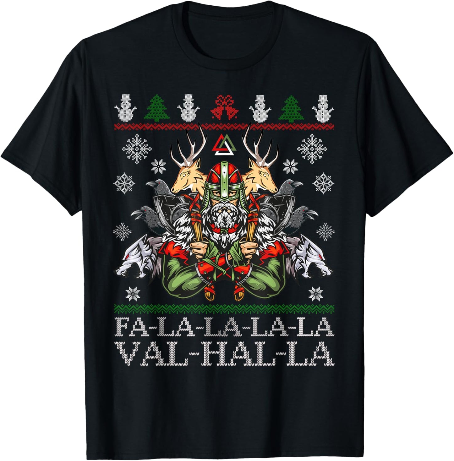 Viking Santa Christmas Sweater a Valhalla Christmas Sweater