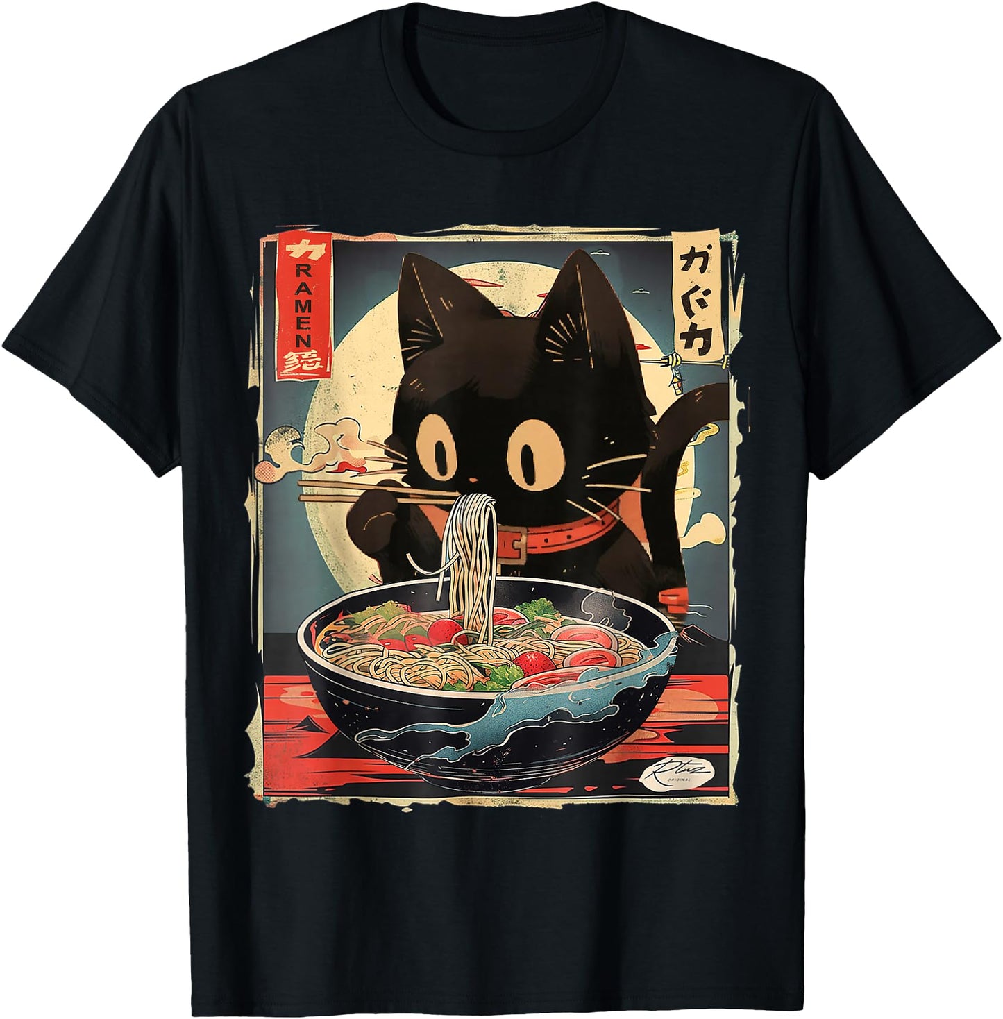 Cat Ramen Manga Anime for Boys Girls Teens Kawaii Cat Eating Ramen Noodles Anime Gift Girls Teens
