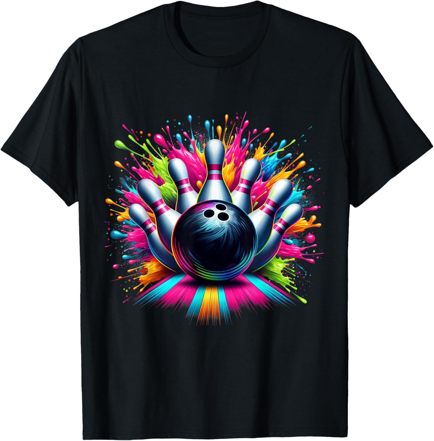 Colorful Bowling Game Day Bowling Cute Vibrant Color