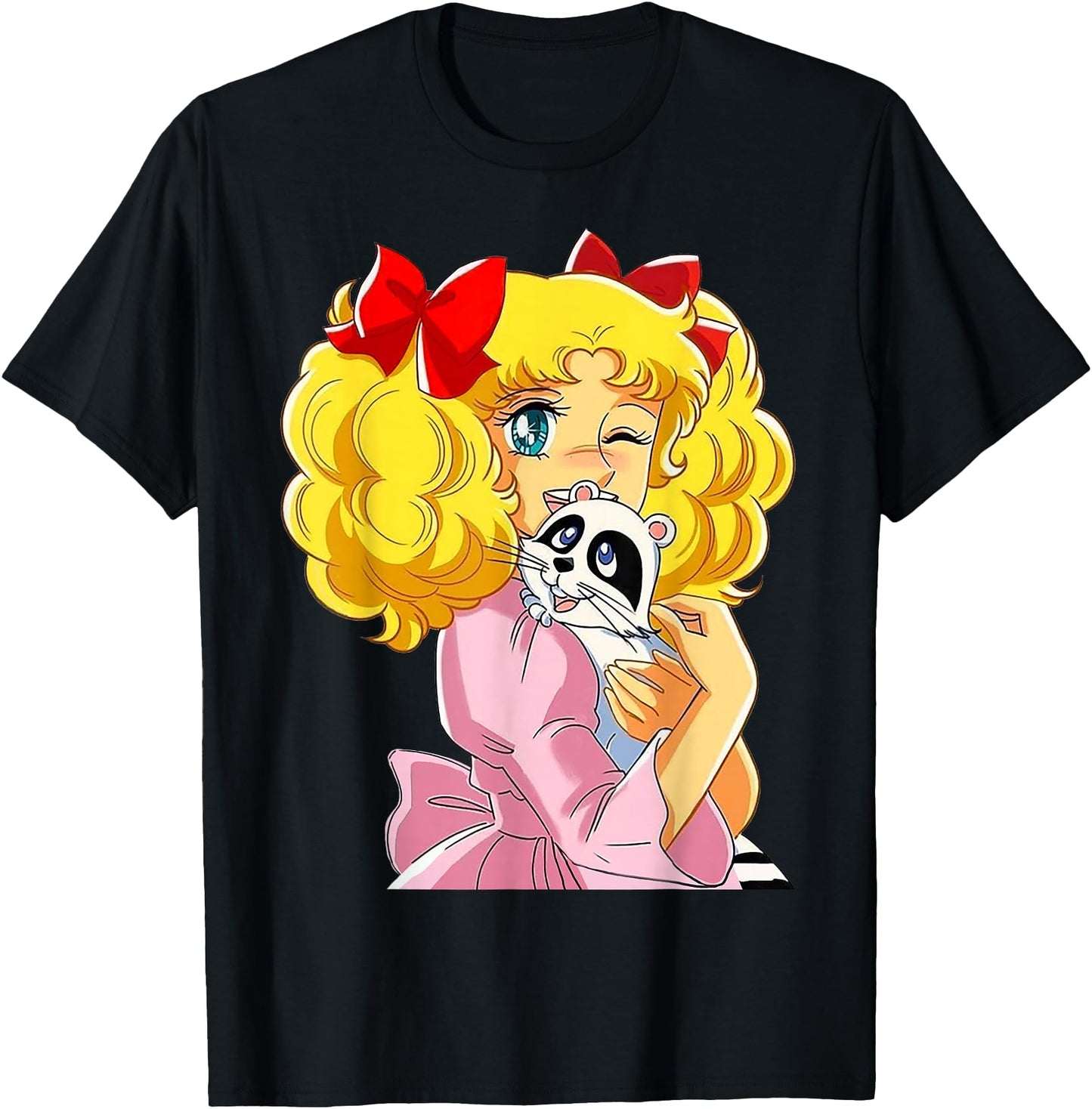 Candy Candy and raccoon Retro Japanese Vintage 80s Anime