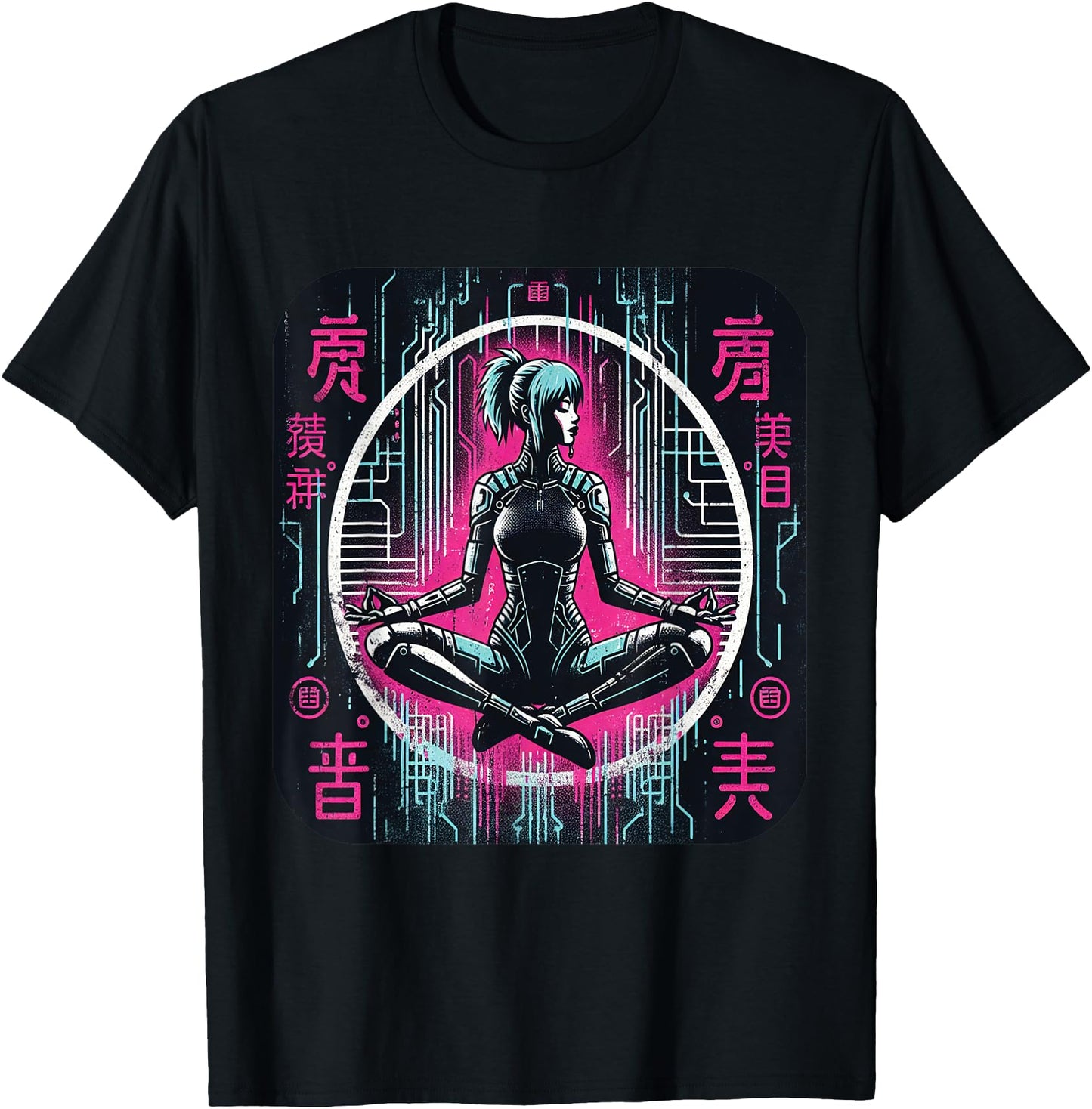 Woman Manga Futuristic Cyberpunk Aesthetic