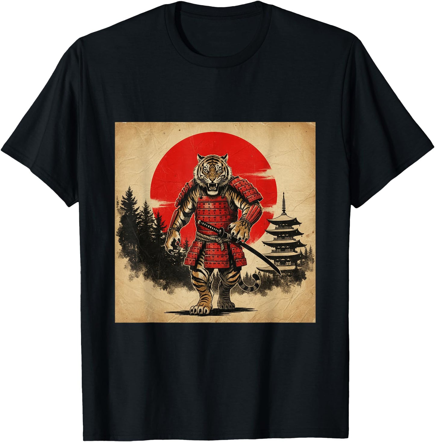 Samurai Tiger Warrior Japanese Mythology Art