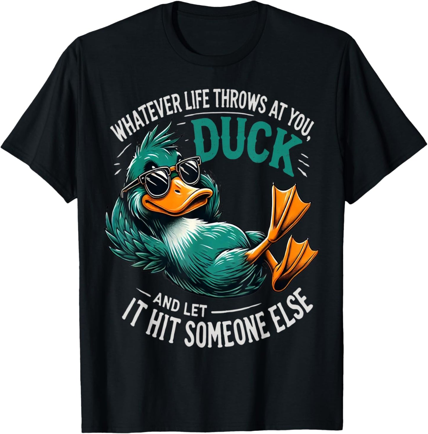 Funny Duck Graphic Tees Men Women Teens Funny Quote Gift