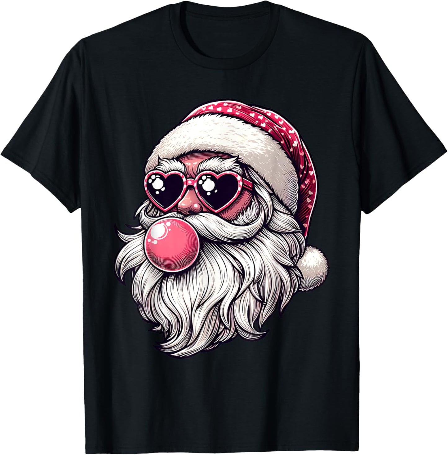 Retro Santa Claus Bubble Gum Pajama Groovy Xmas Christmas