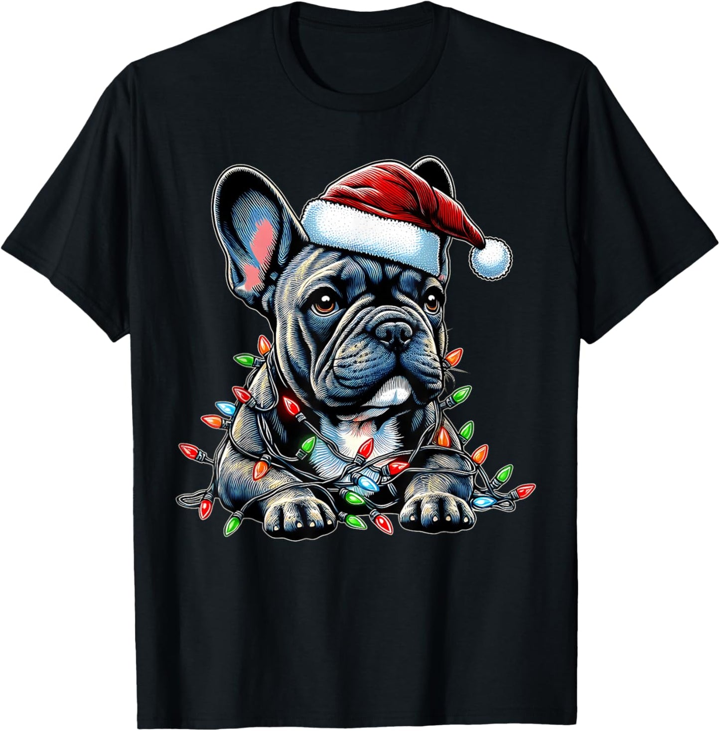 French Bulldog Frenchie Christmas Hat Xmas Men Women Kids