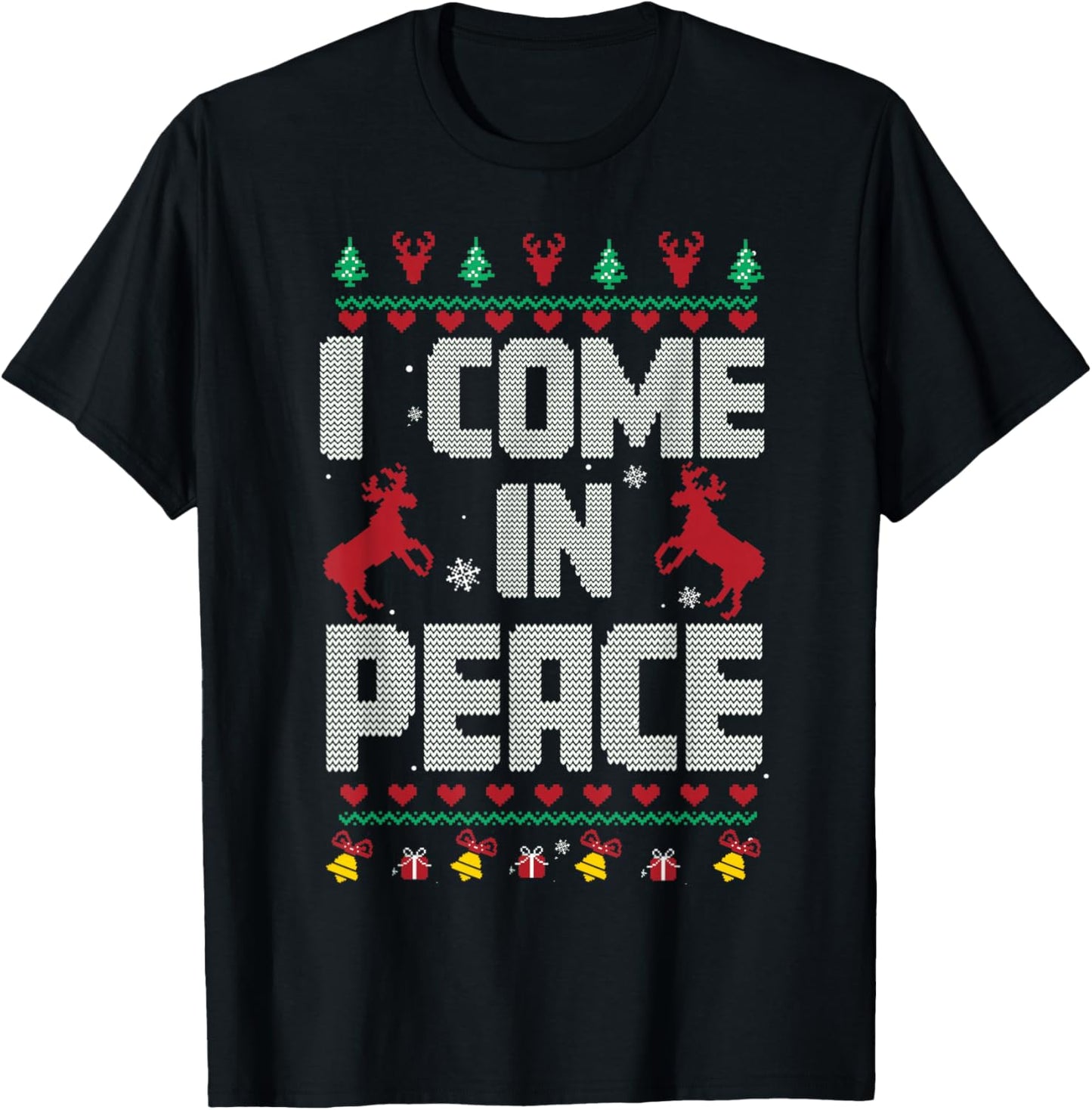I Come In Peace - I'm Peace Xmas Matching Couples Christmas