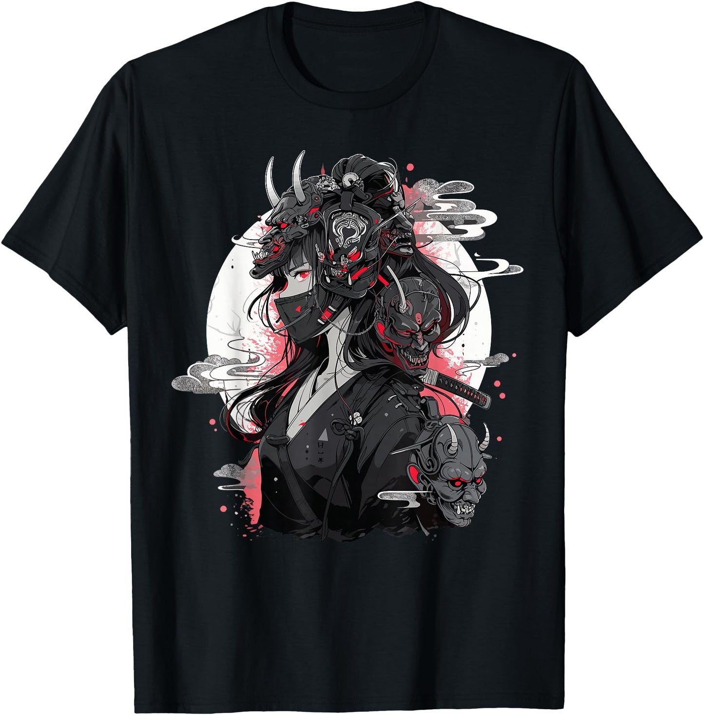 Anime Girl Gothic Waifu Japanese Kawaii Otaku Oni Mask