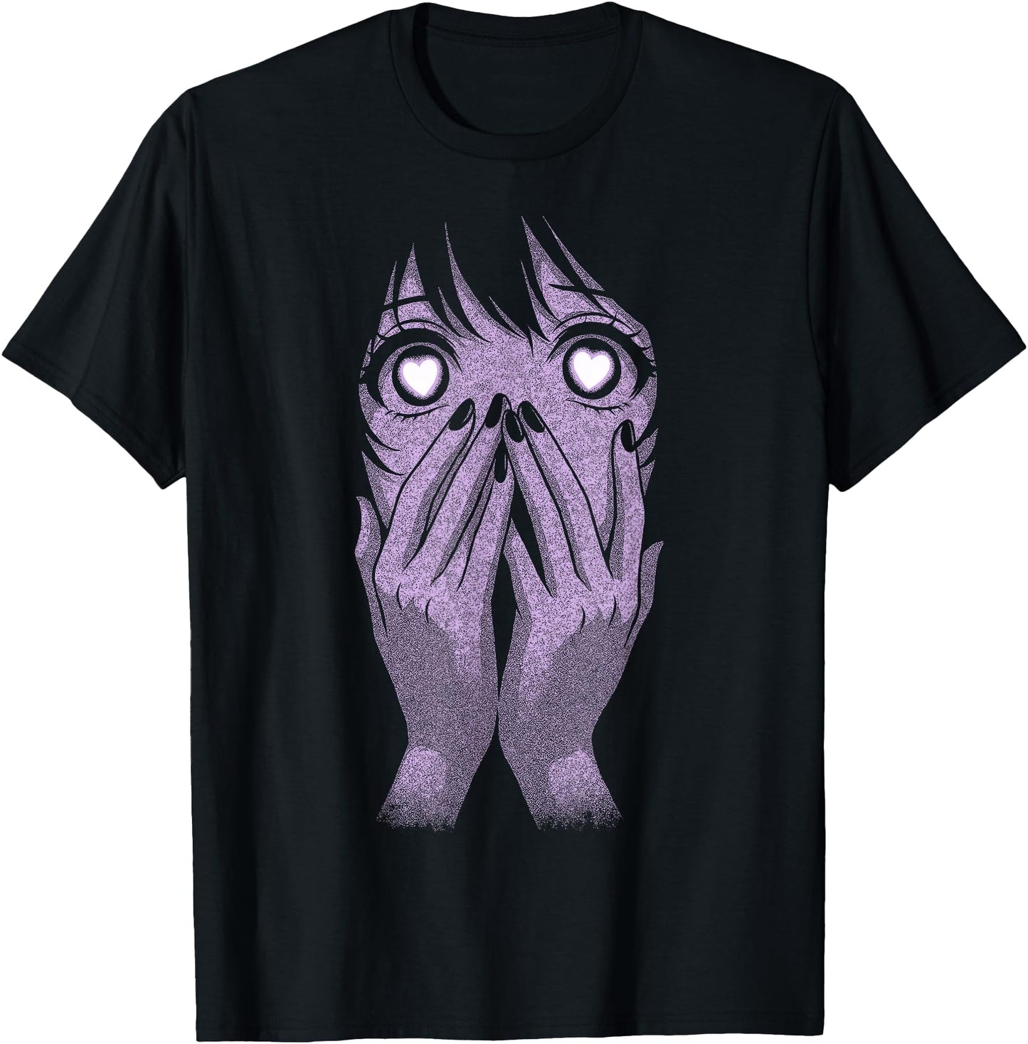 Anime Eyes Girl Hearts Manga Otaku Grunge Goth Alt Aesthetic