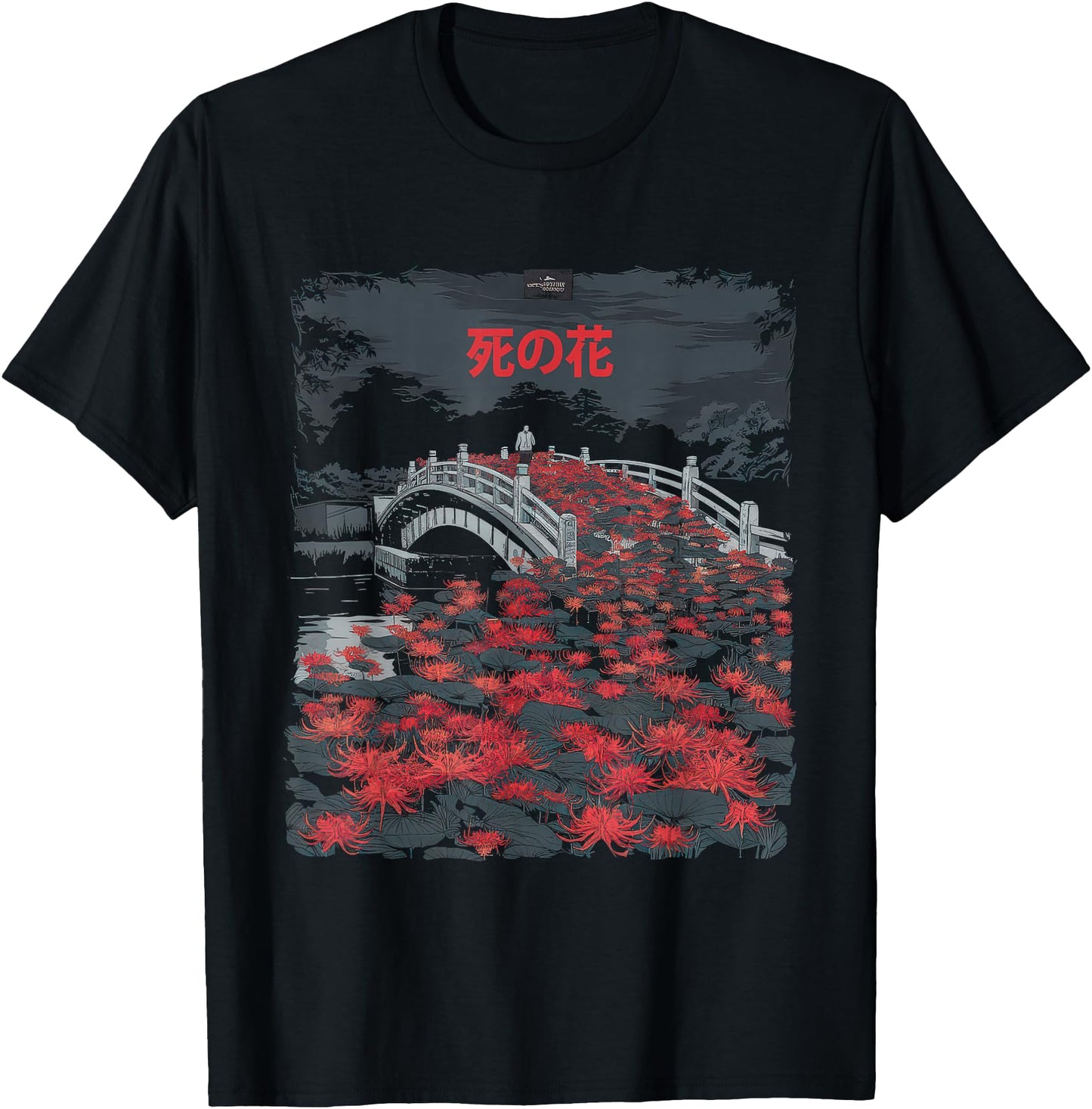 Japanese T-Shirt for Men and Women, Spider Lily Anime Flower