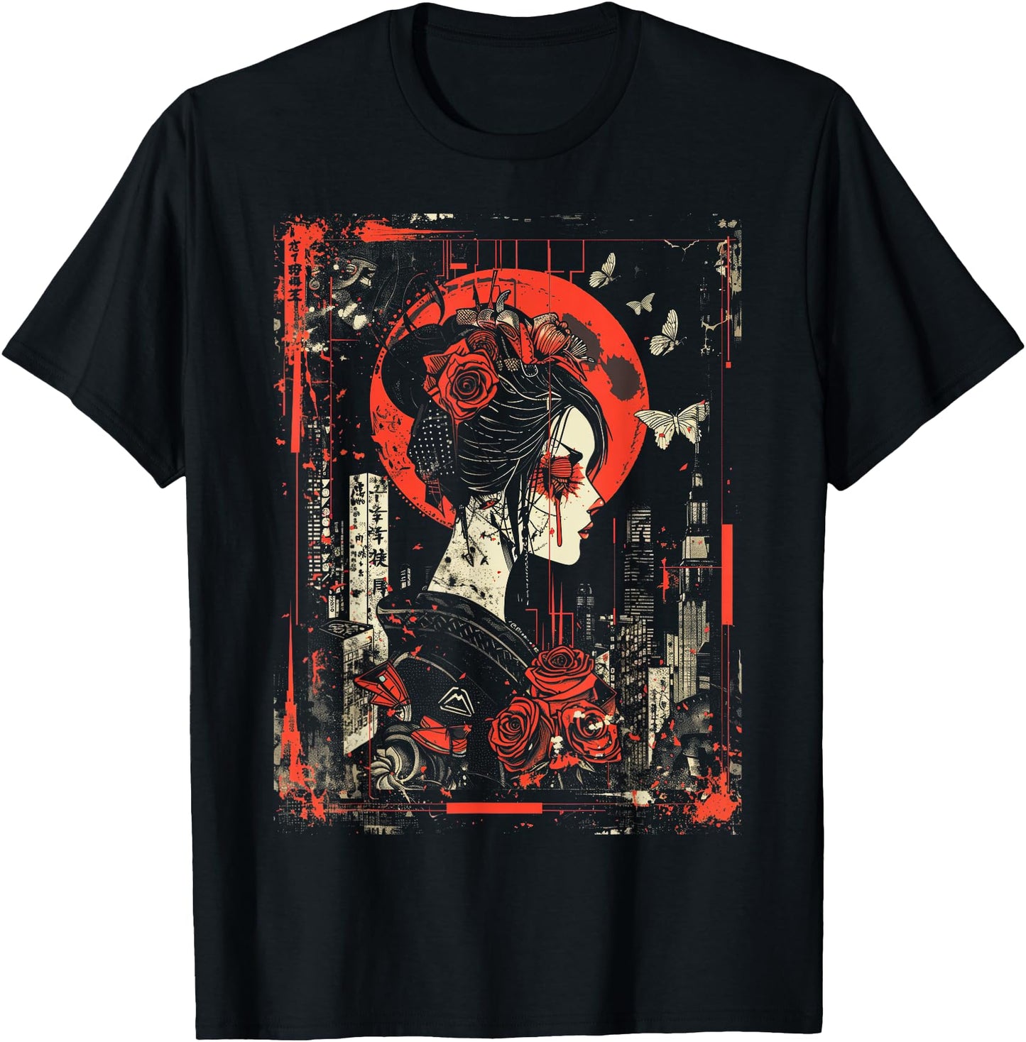 Anime Japanese Goth Cyberpunk City Demon
