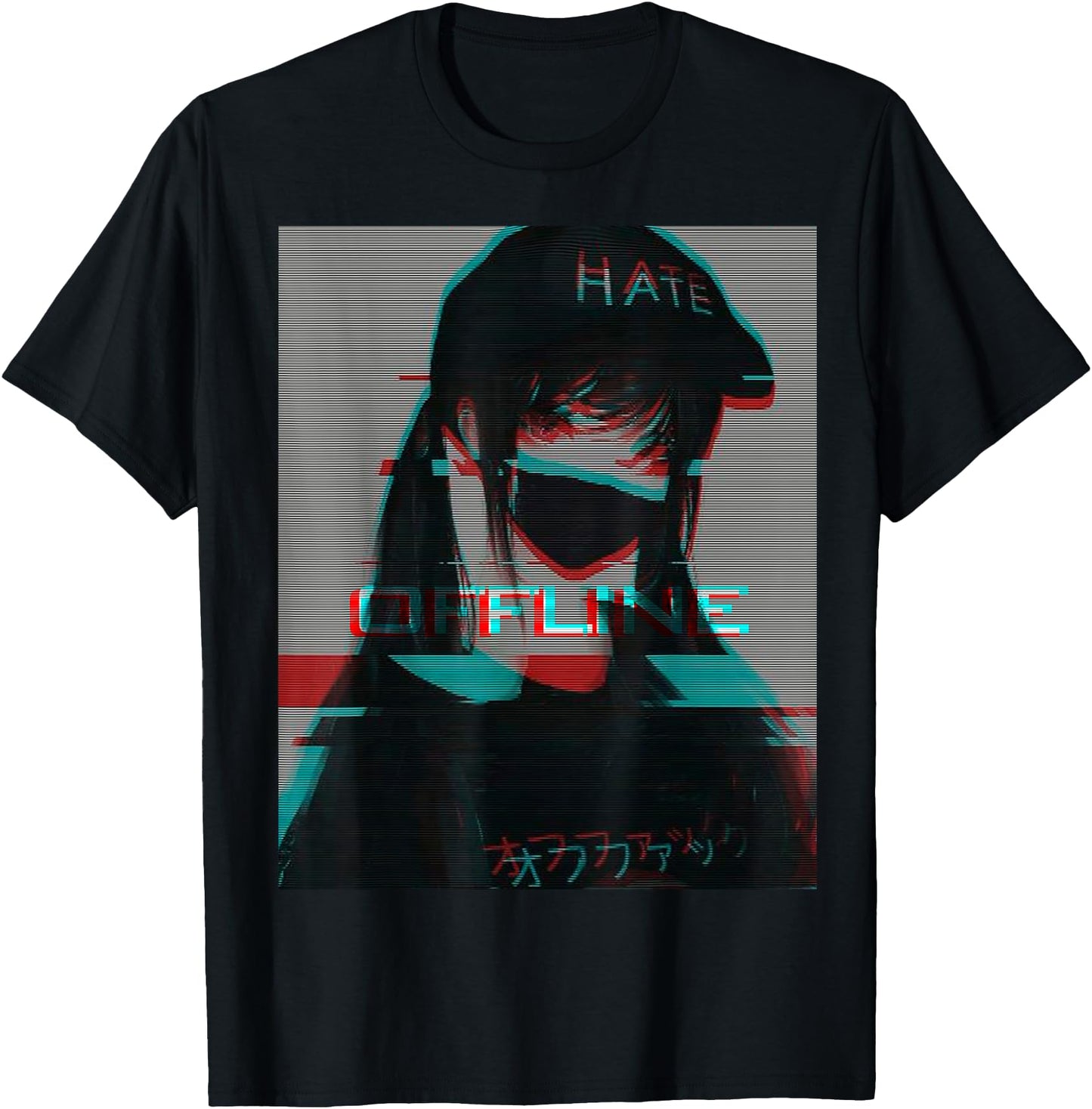 Aesthetic Vaporwave Japanese Futurism Tee Anime Retro Hentai