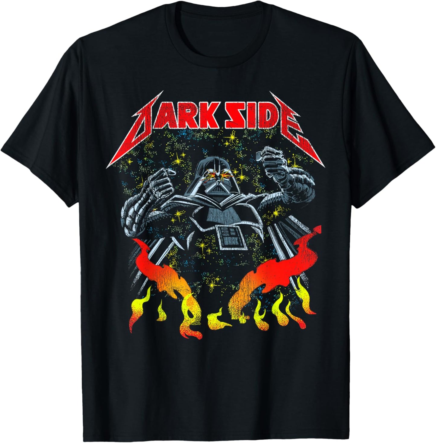 Star Wars Darth Vader Heavy Metal Flames Vintage Disney+