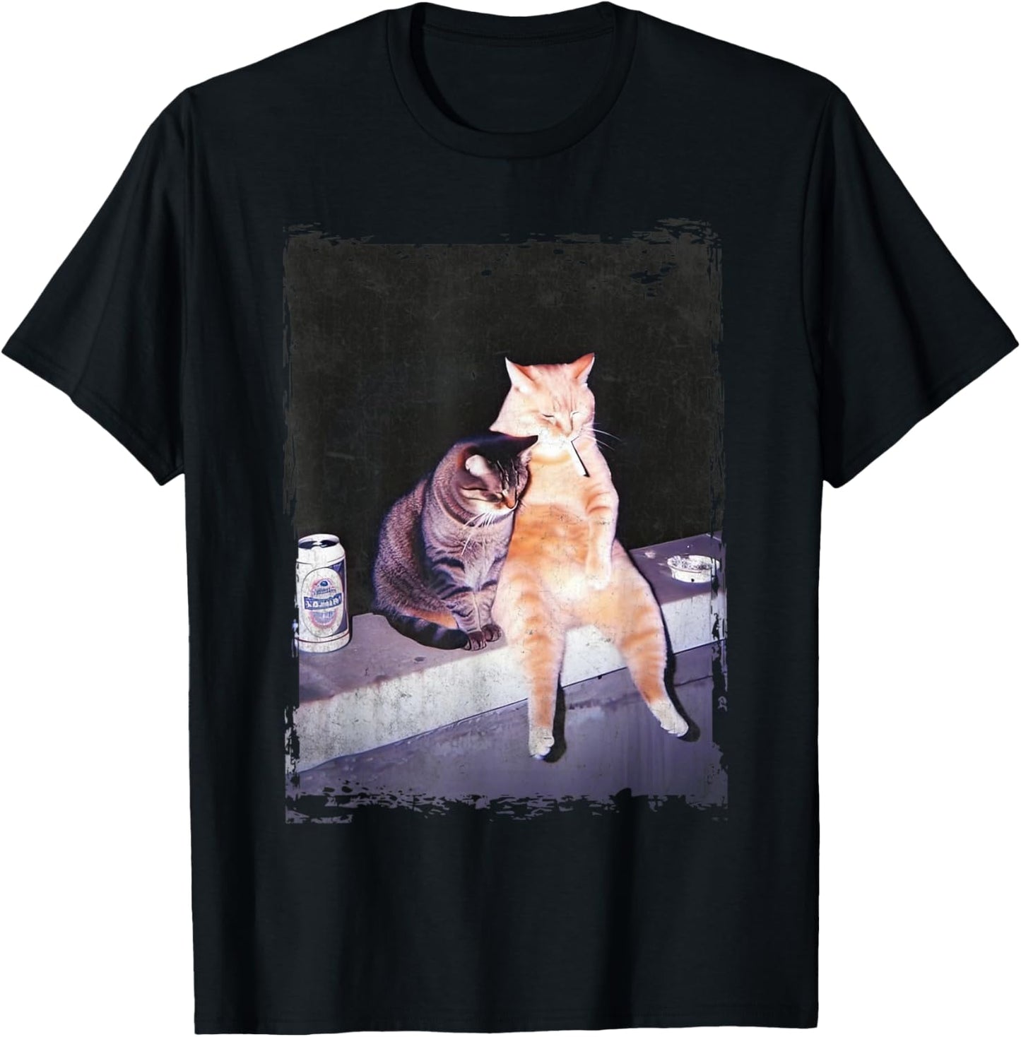 Vintage Cat Smoking Men Women